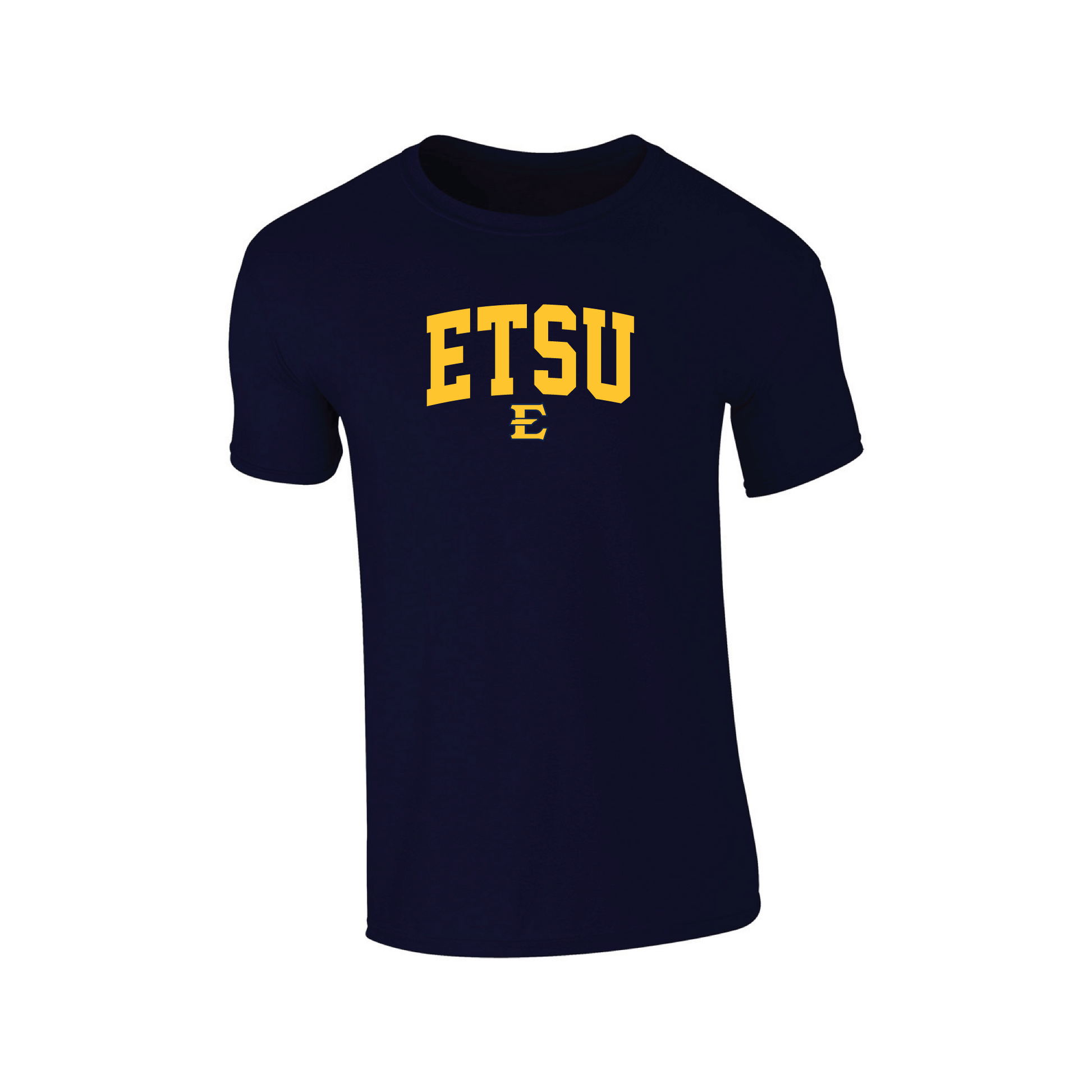 East Tennessee State University Buccaneers Jumbo Arch T-shirt Unisex Cotton