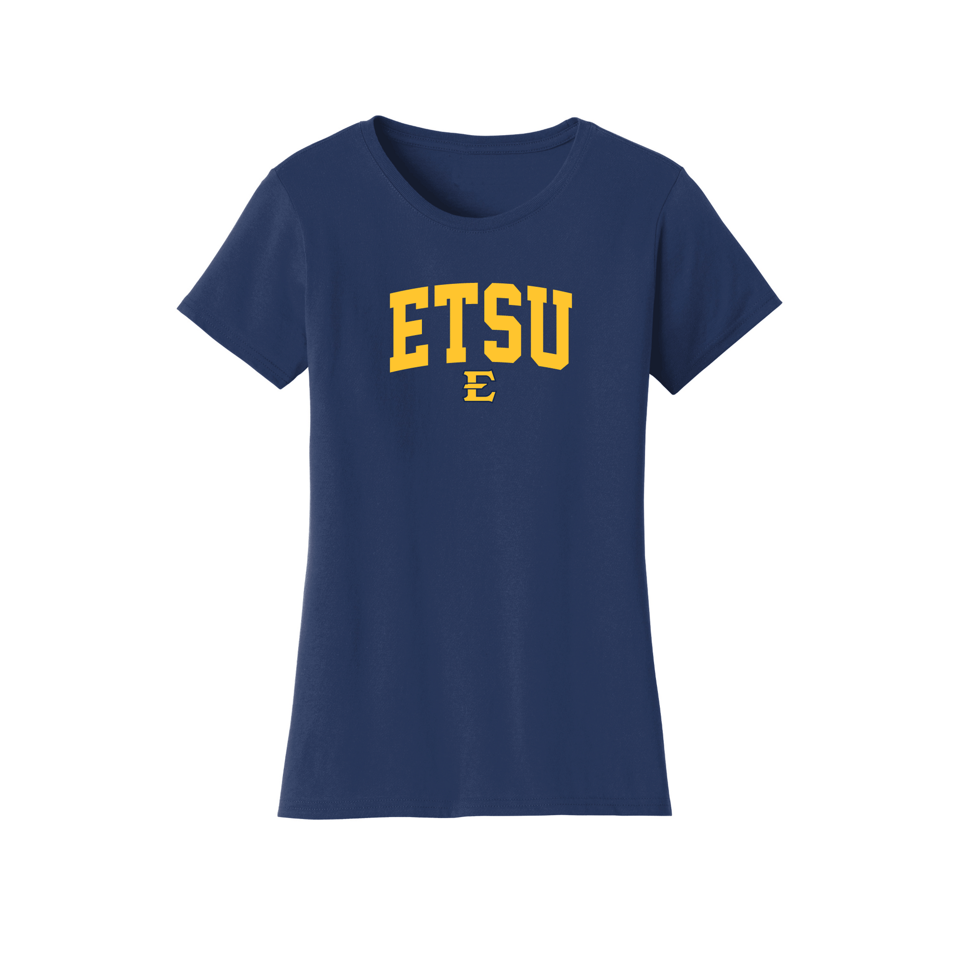 East Tennessee State University Buccaneers Jumbo Arch Womens Relaxed T-shirt