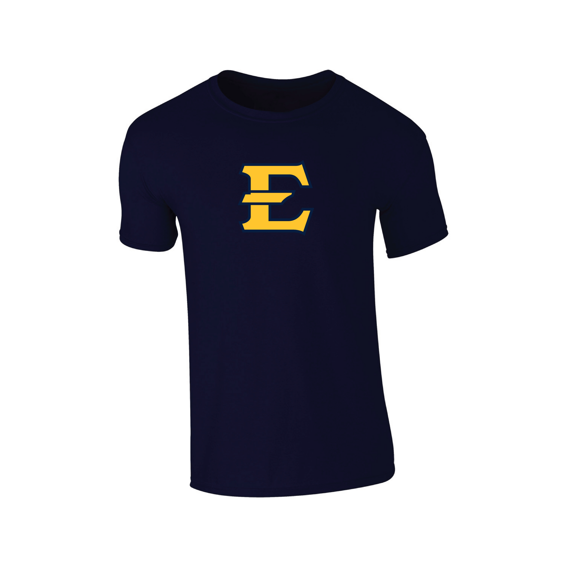 East Tennessee State University Buccaneers Jumbo Logo T-shirt Unisex Cotton