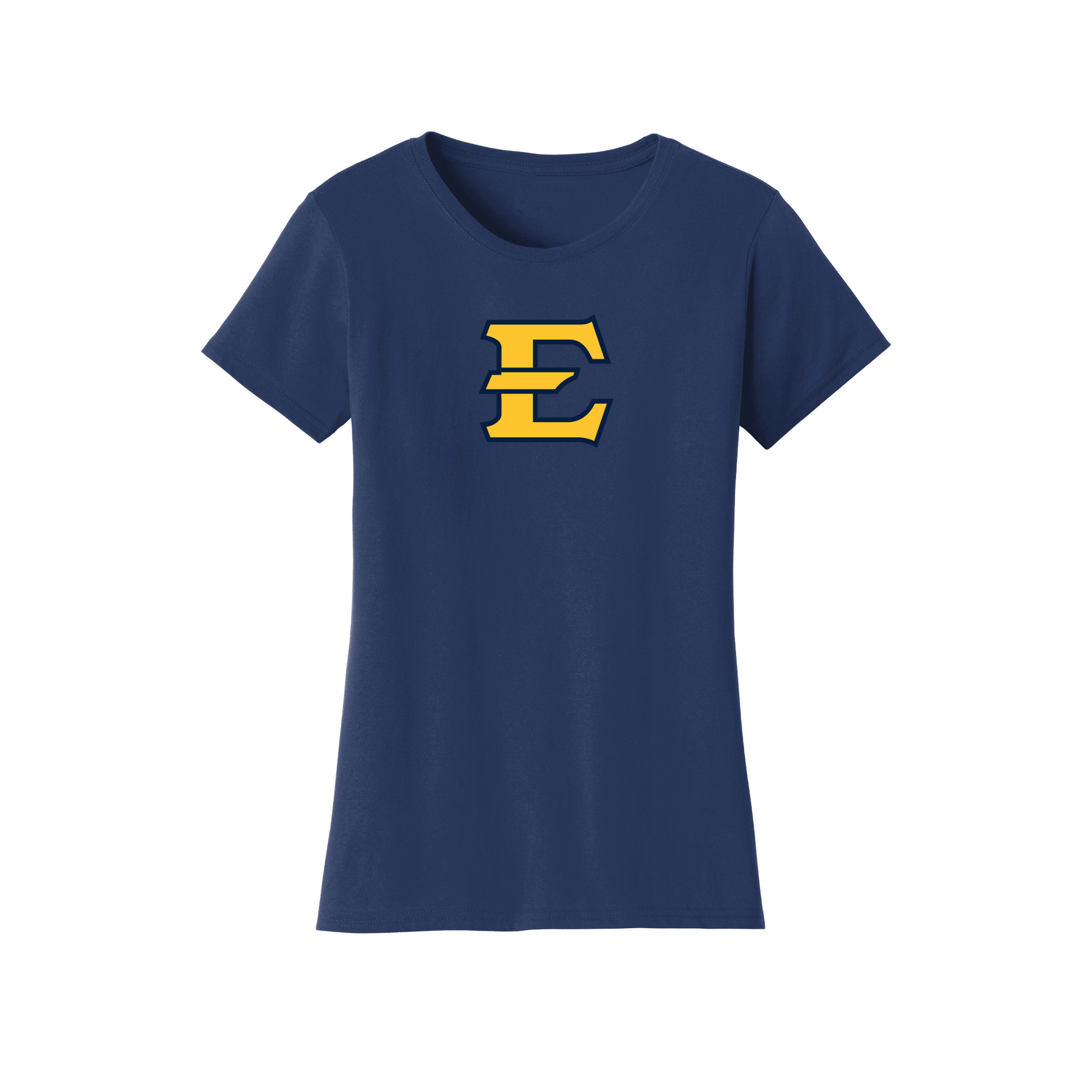 East Tennessee State University Buccaneers Jumbo Logo Womens Relaxed T-shirt