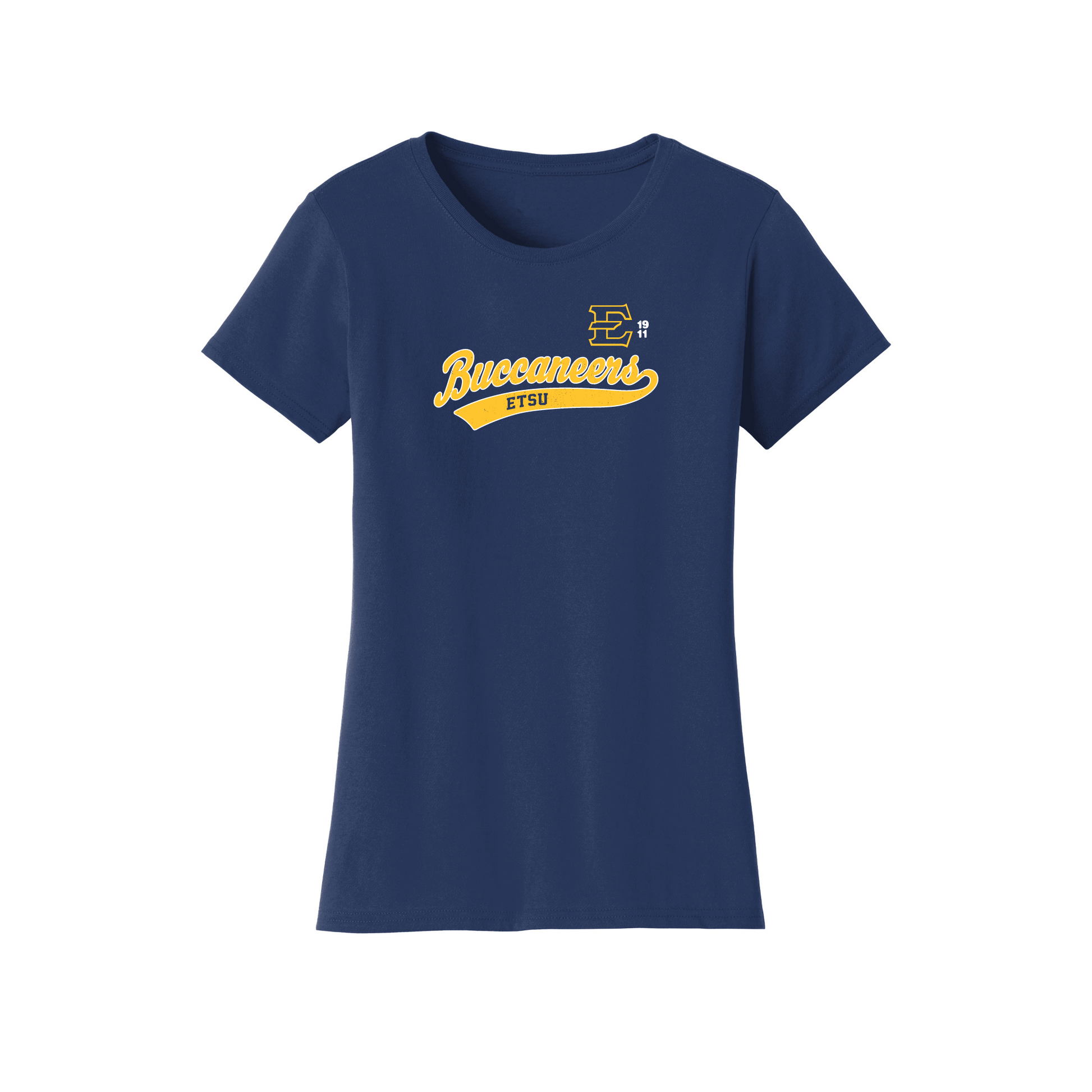 East Tennessee State University Buccaneers Old School Womens Relaxed T-shirt