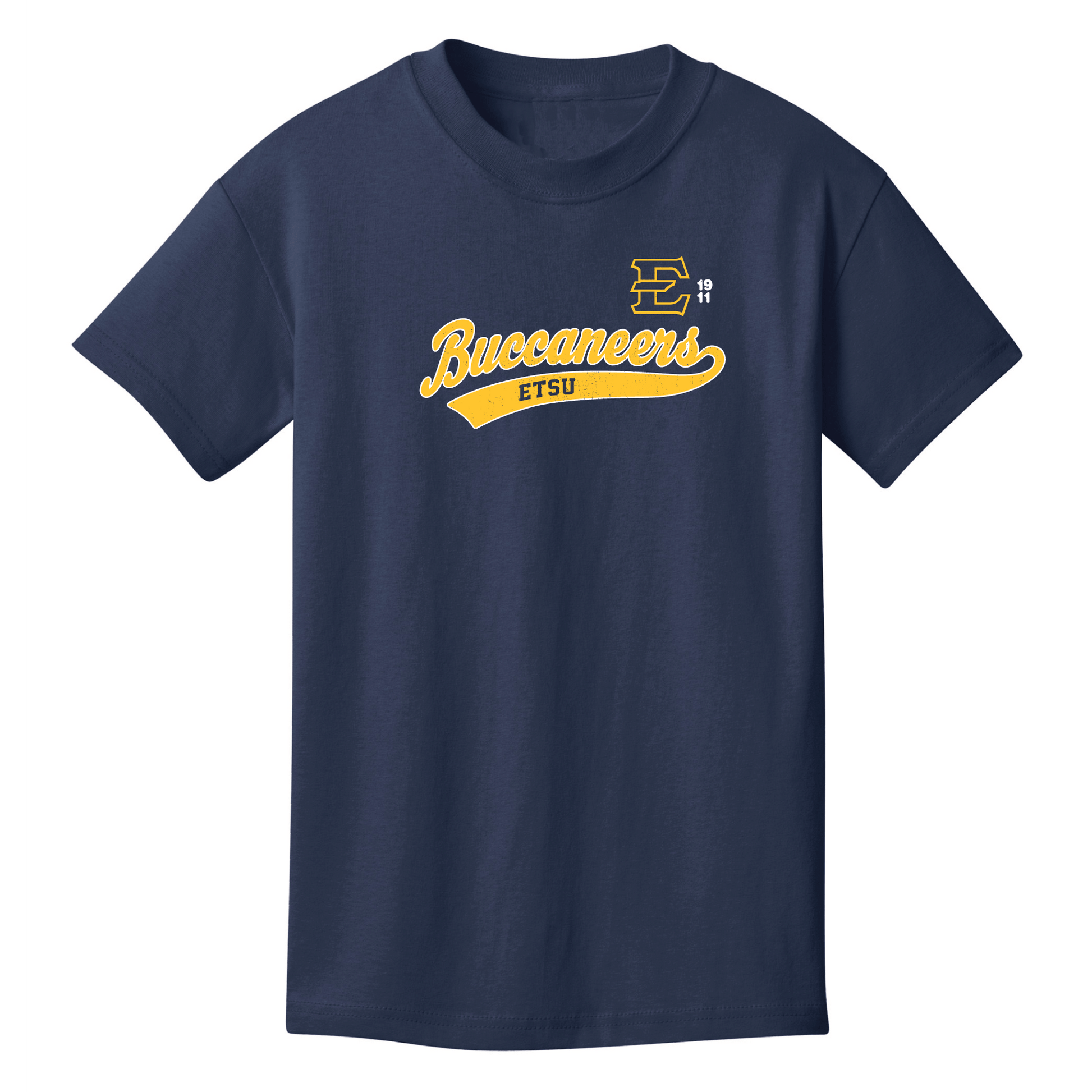 East Tennessee State University Buccaneers Old School Youth T-shirt
