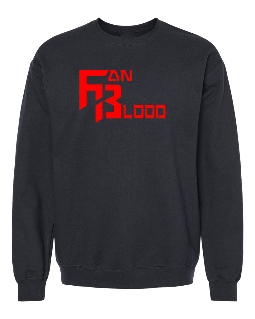 FAN BLOOD CREWNECK SWEATSHIRT