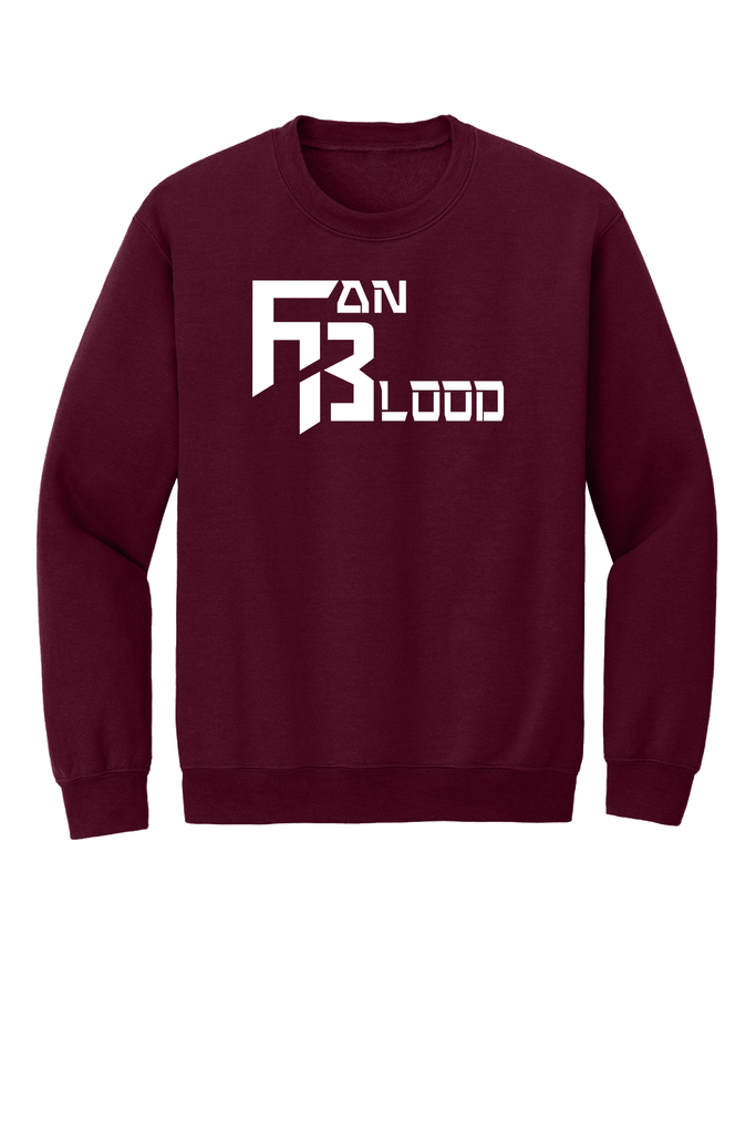 FAN BLOOD CREWNECK SWEATSHIRT