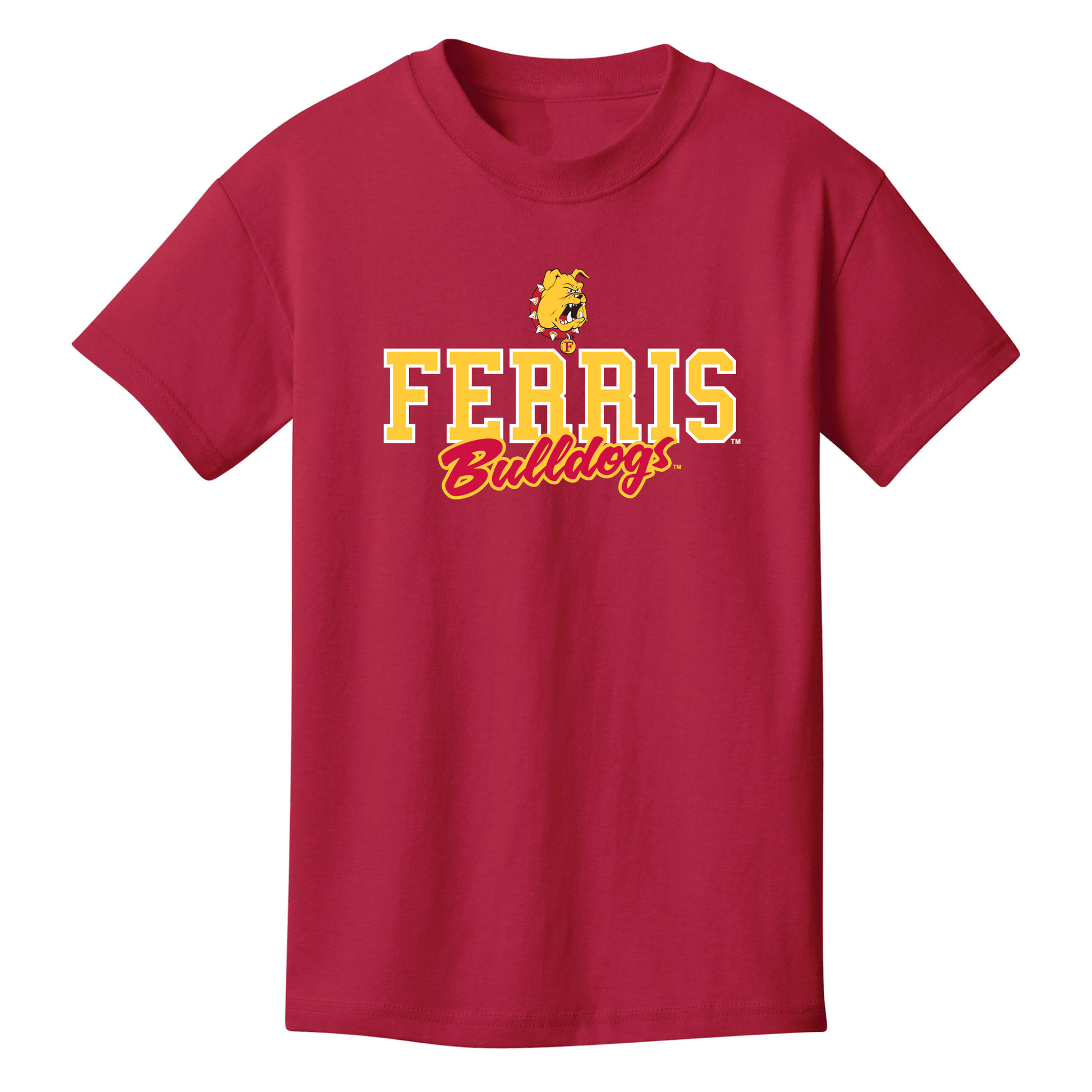 Ferris State University Bulldogs Campus Script Youth T-Shirt