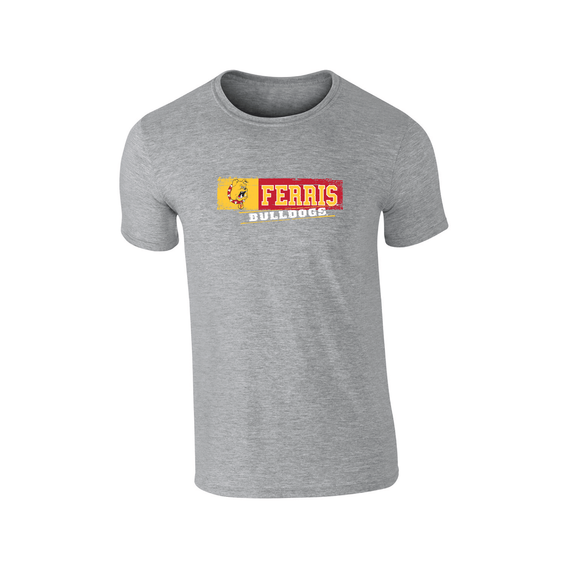 Ferris State University Bulldogs Sticker Adult T-Shirt