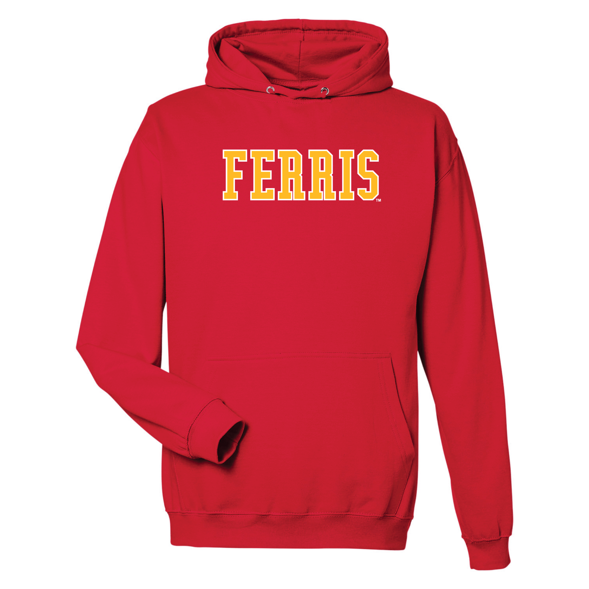 Ferris State University Bulldogs Block Hooded Sweatshirt