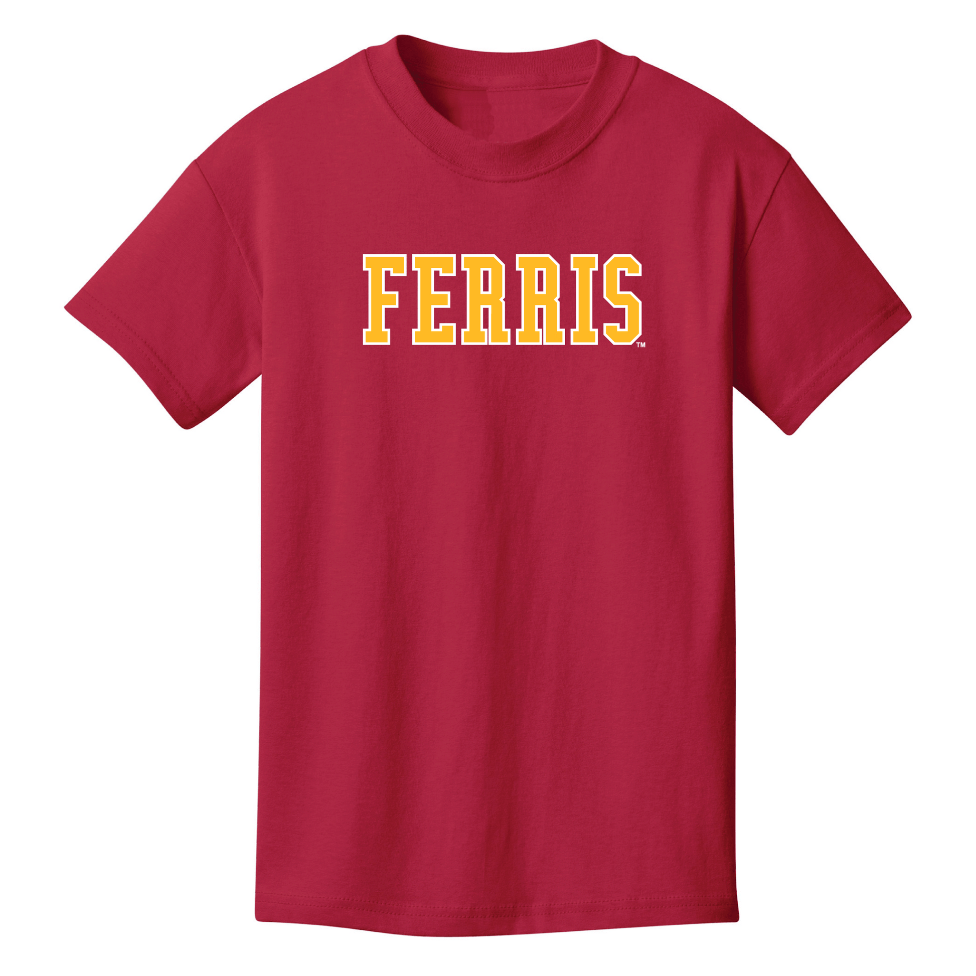 Ferris State University Bulldogs Block Youth T-Shirt