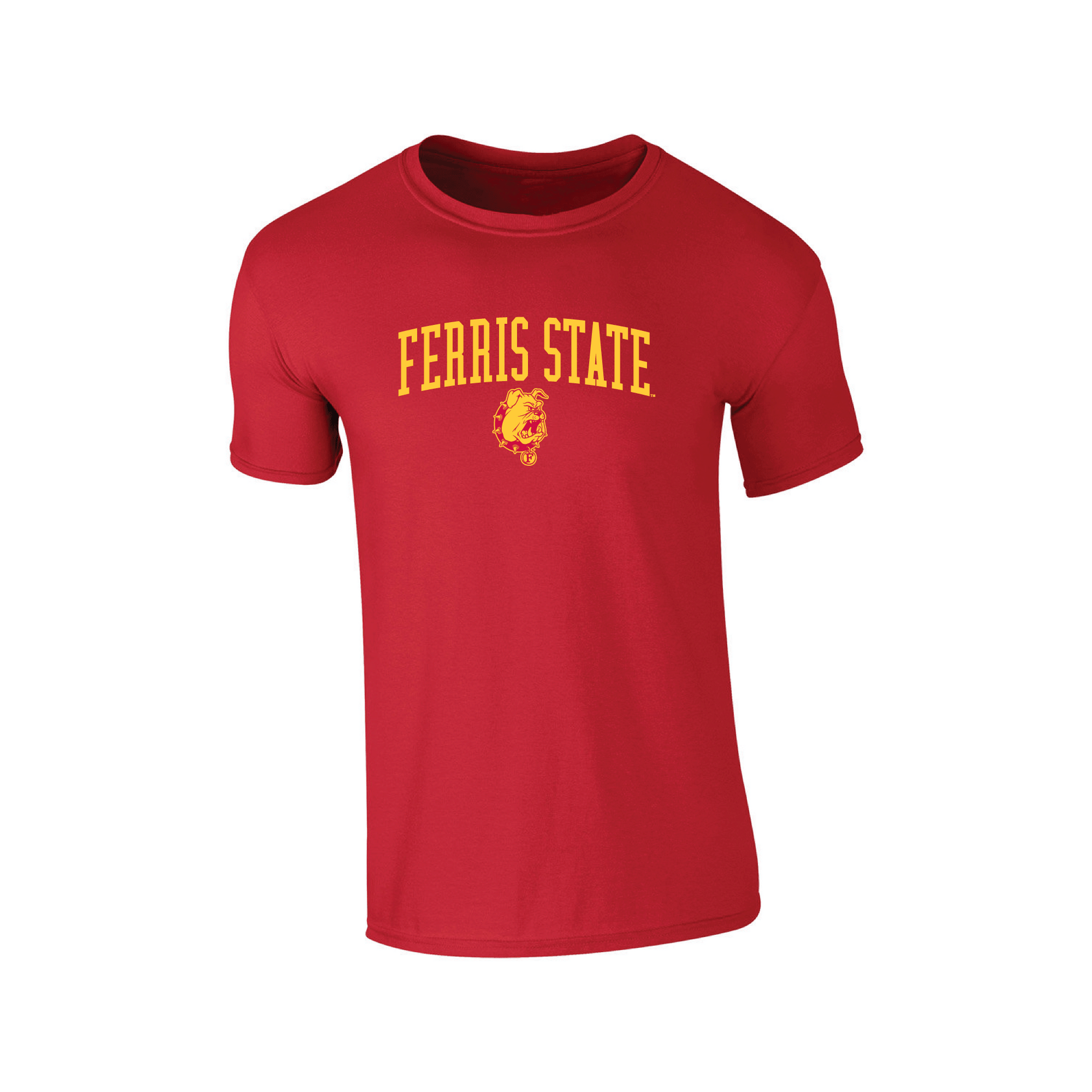 Ferris State University Bulldogs Jumbo Arch Adult T-Shirt