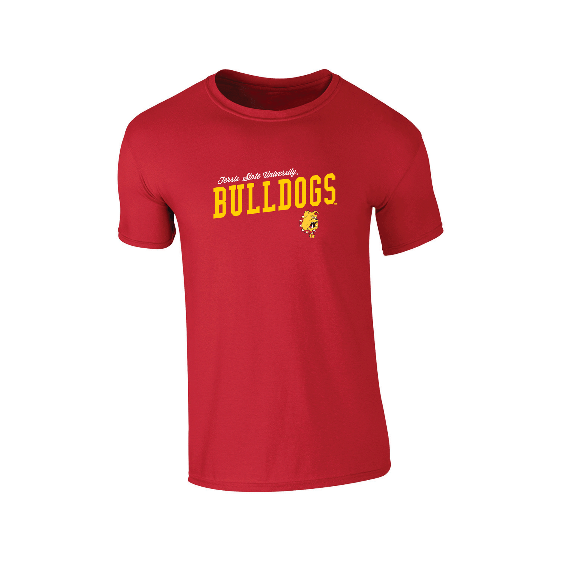 Ferris State University Bulldogs Uphill Victory Adult T-Shirt