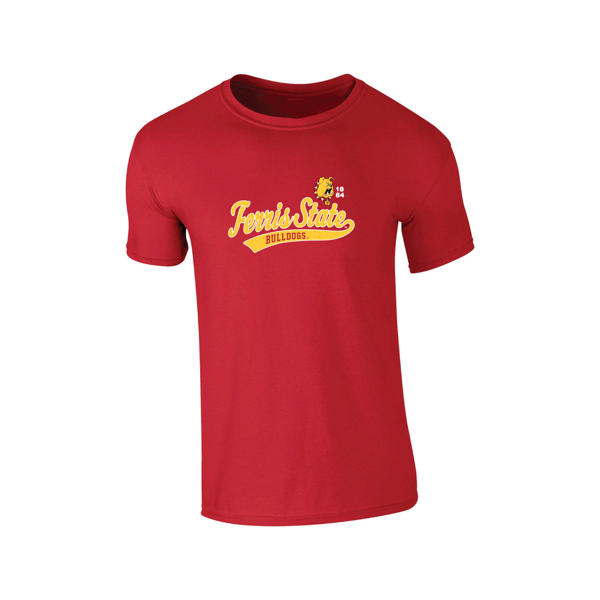 Ferris State University Bulldogs Old School Adult T-Shirt