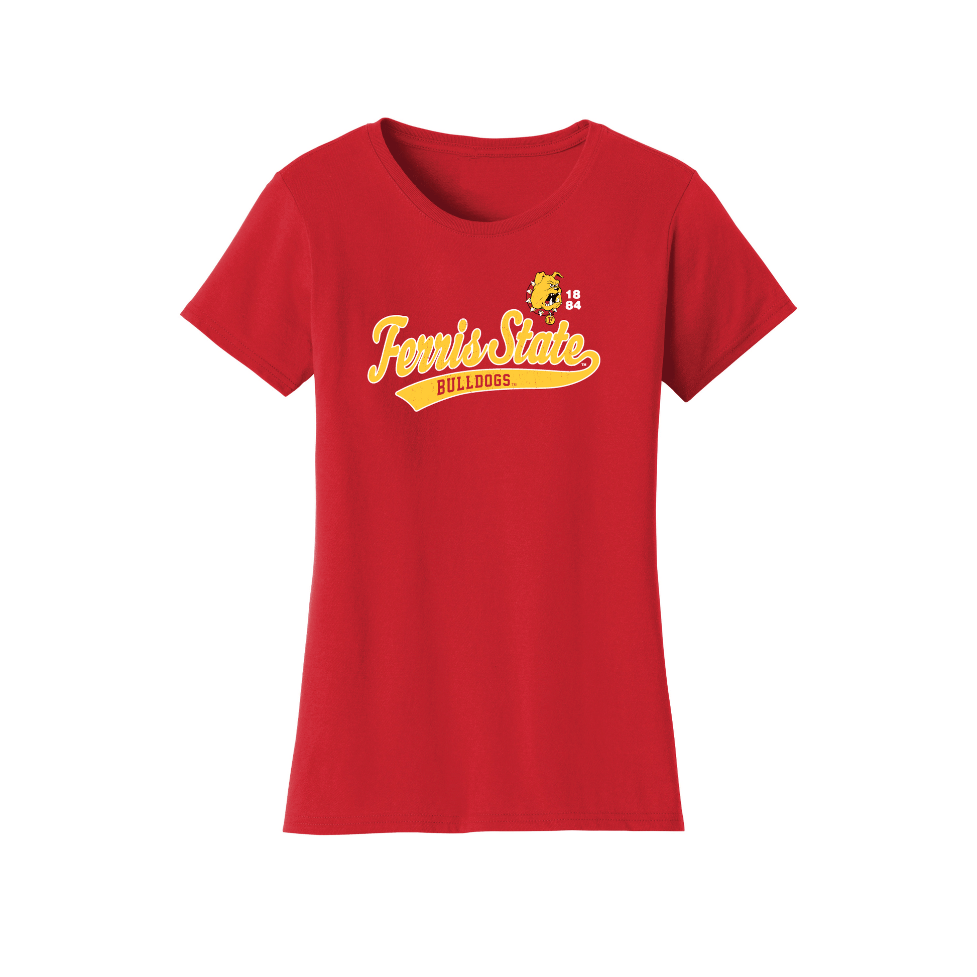 Ferris State University Bulldogs Old School Womens T-Shirt