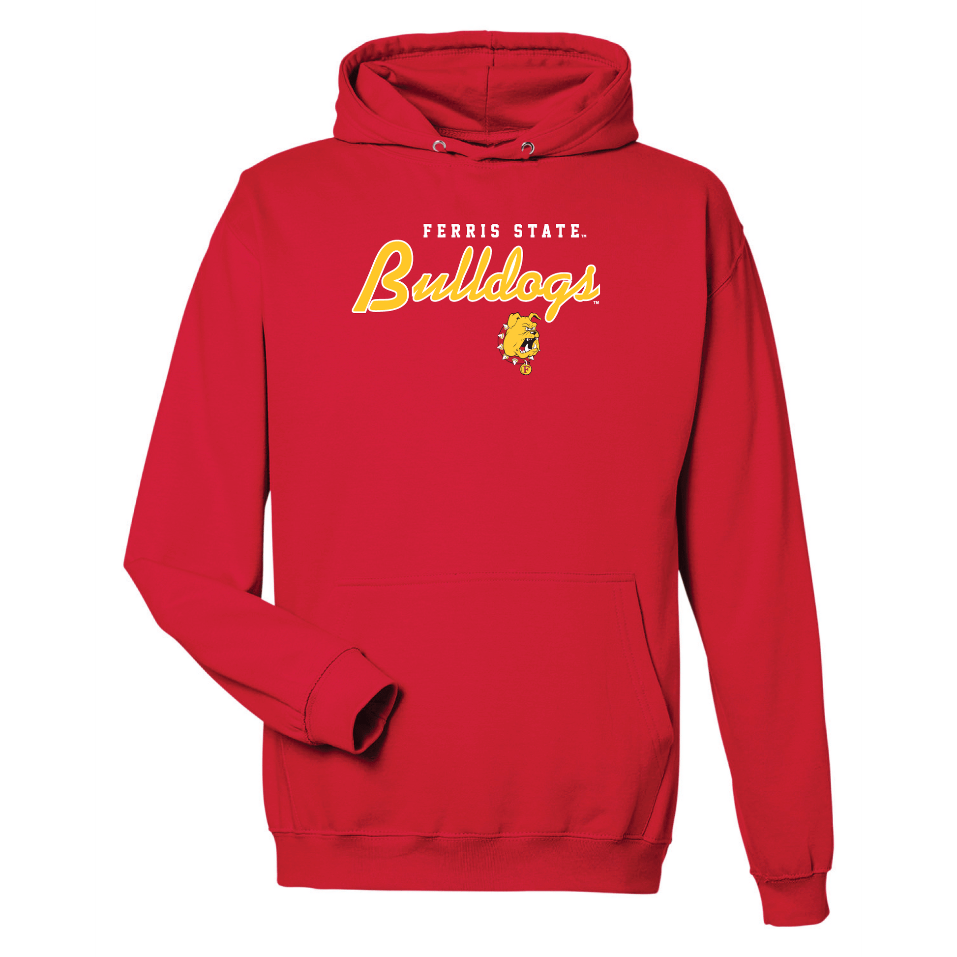 Ferris State University Bulldogs Machine Script Hooded Sweatshirt