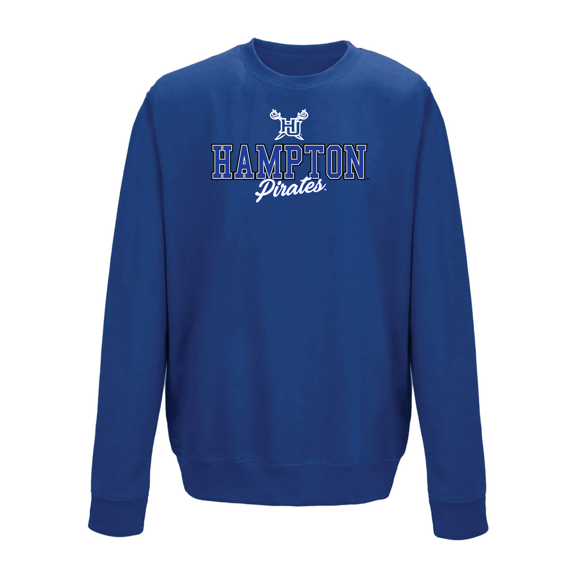 Hampton University Pirates Campus Script Crewneck Sweatshirt