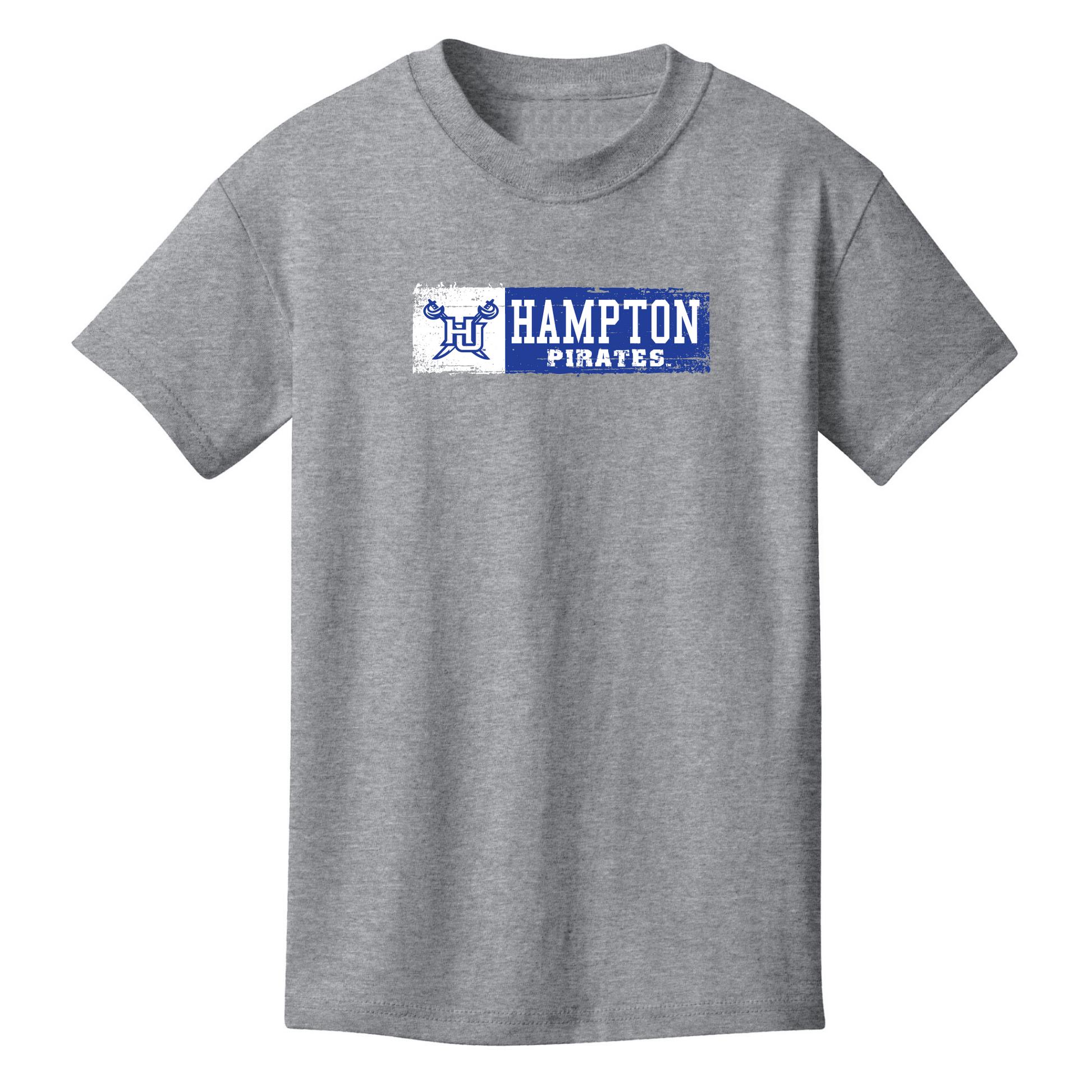 Hampton University Pirates Sticker Youth T-Shirt