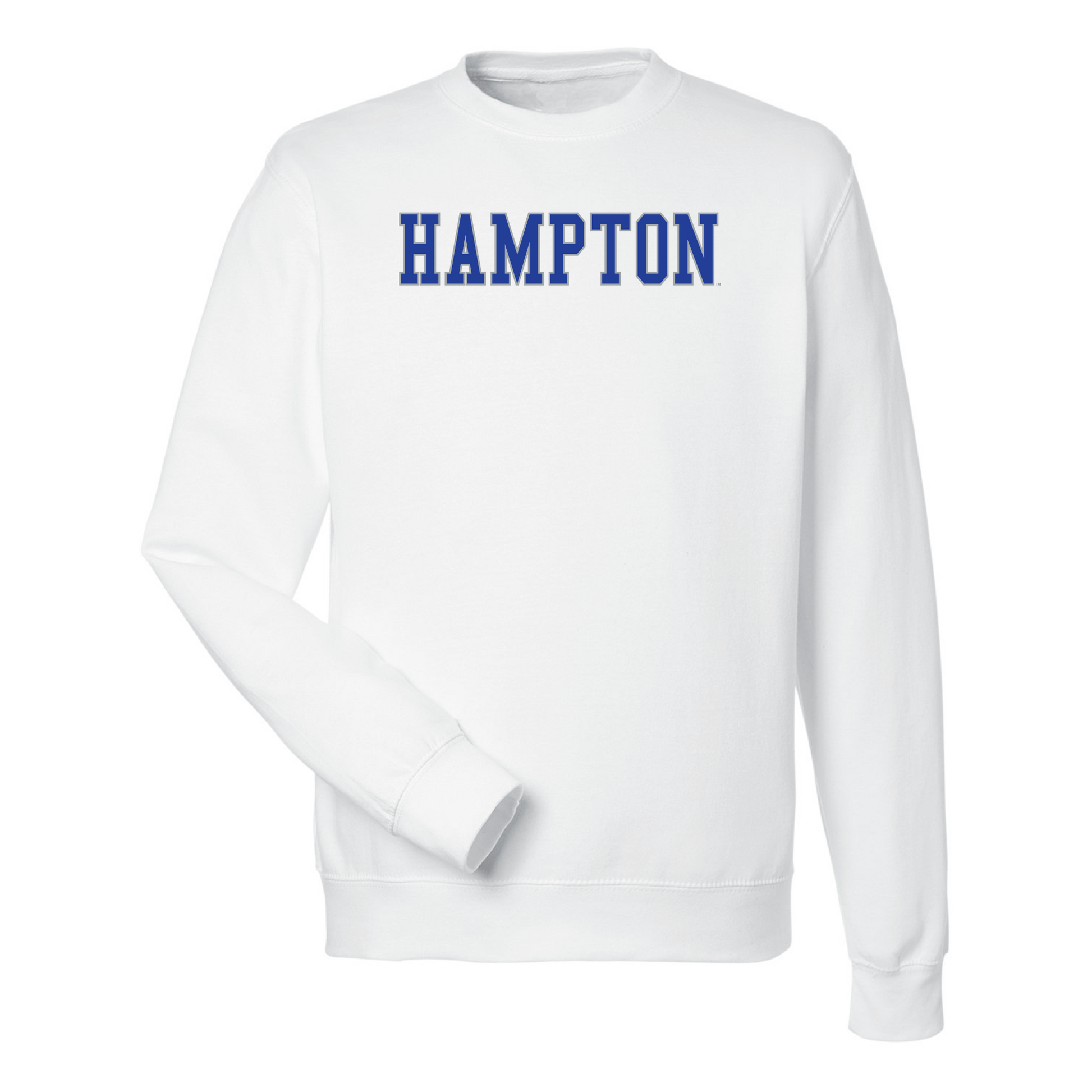 Hampton University Pirates Block Crewneck Sweatshirt