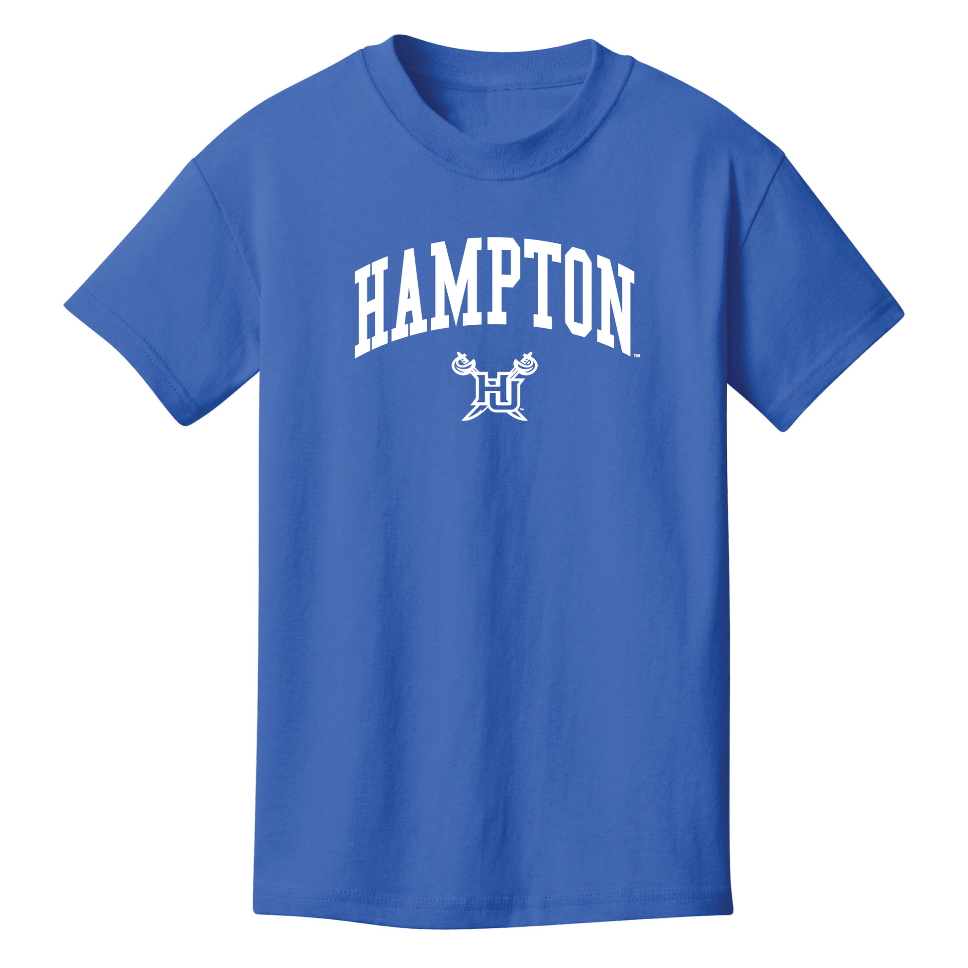 Hampton University Pirates Jumbo Arch Youth T-Shirt