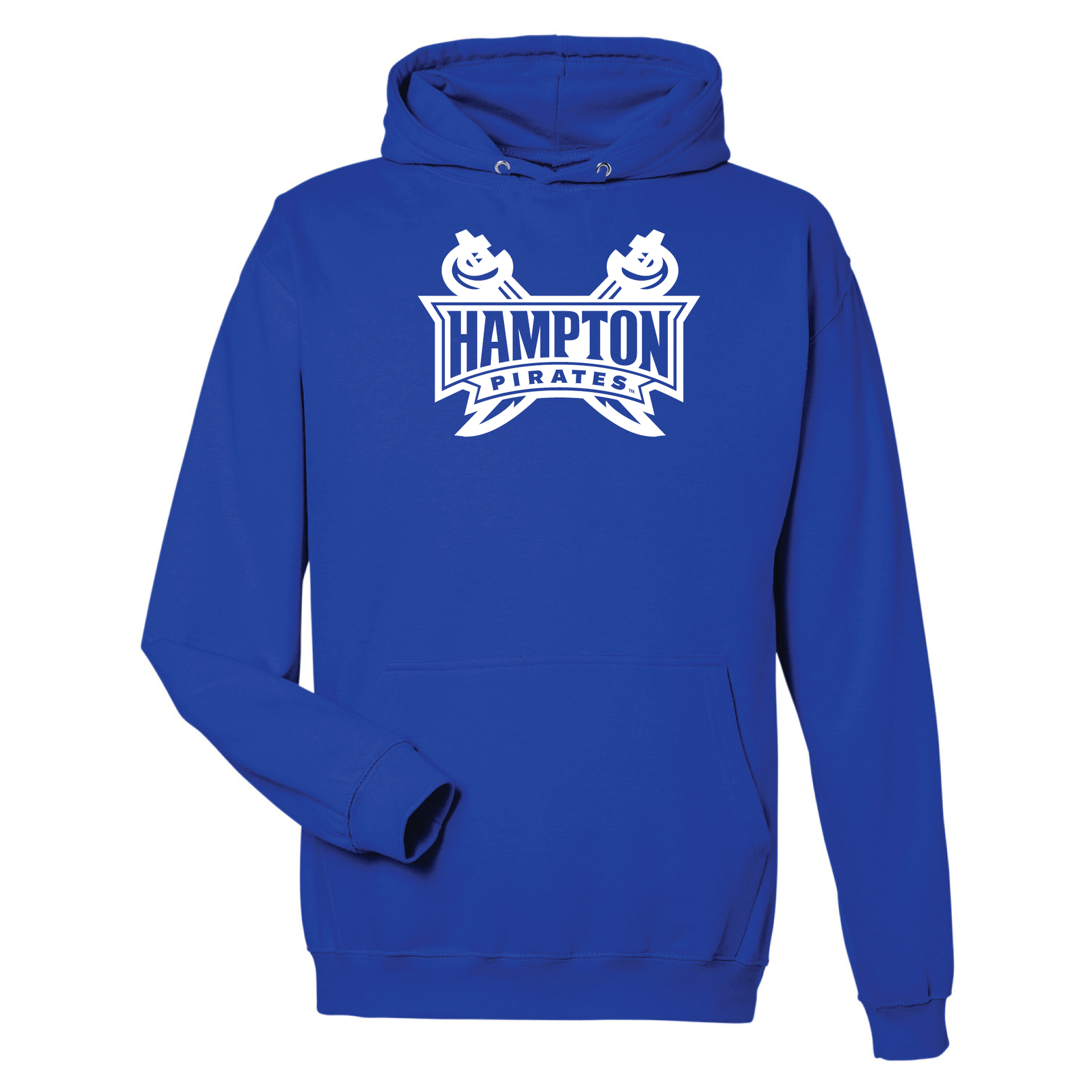 Hampton University Pirates Jumbo Logo Hooded Sweatshirt