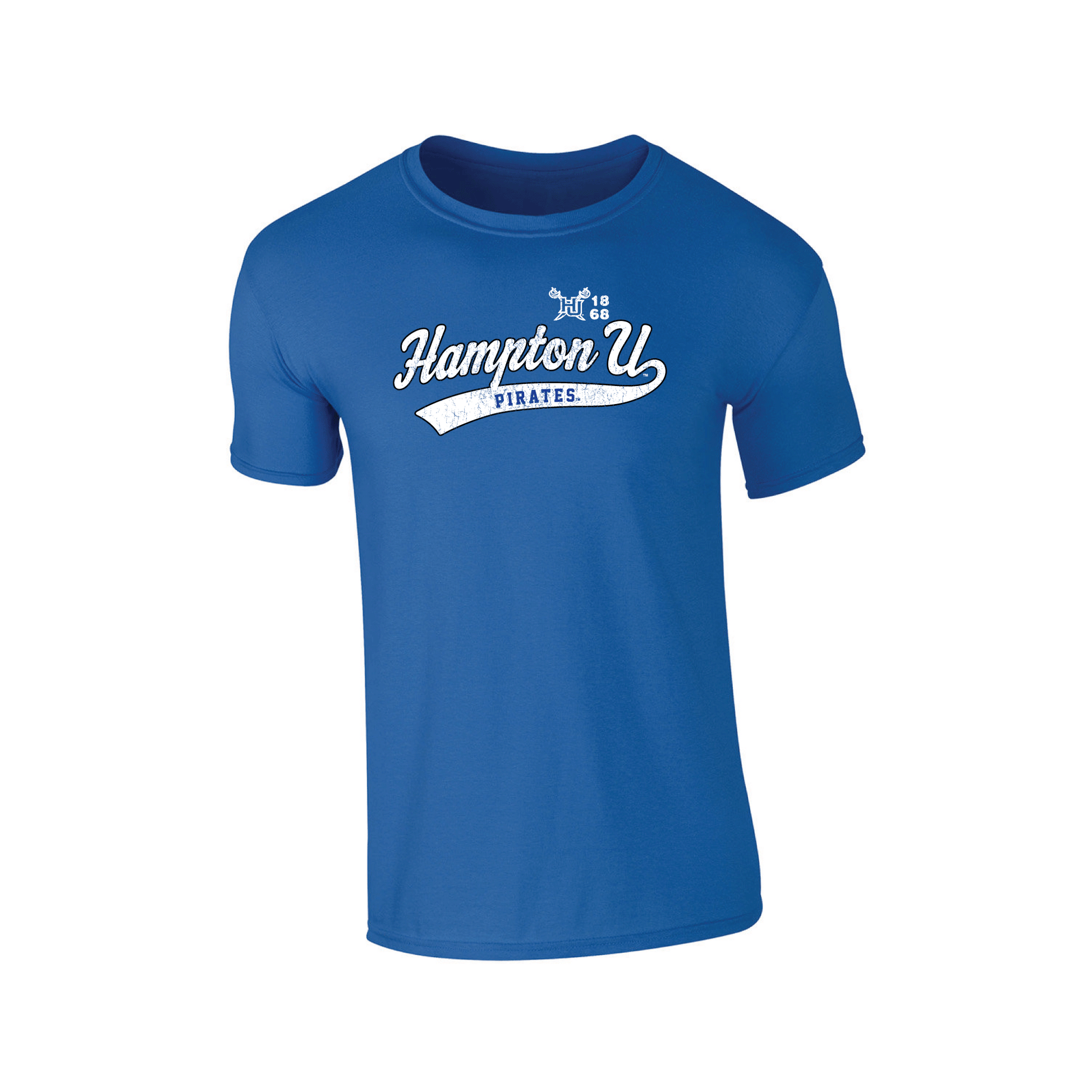 Hampton University Pirates Old School Adult T-Shirt