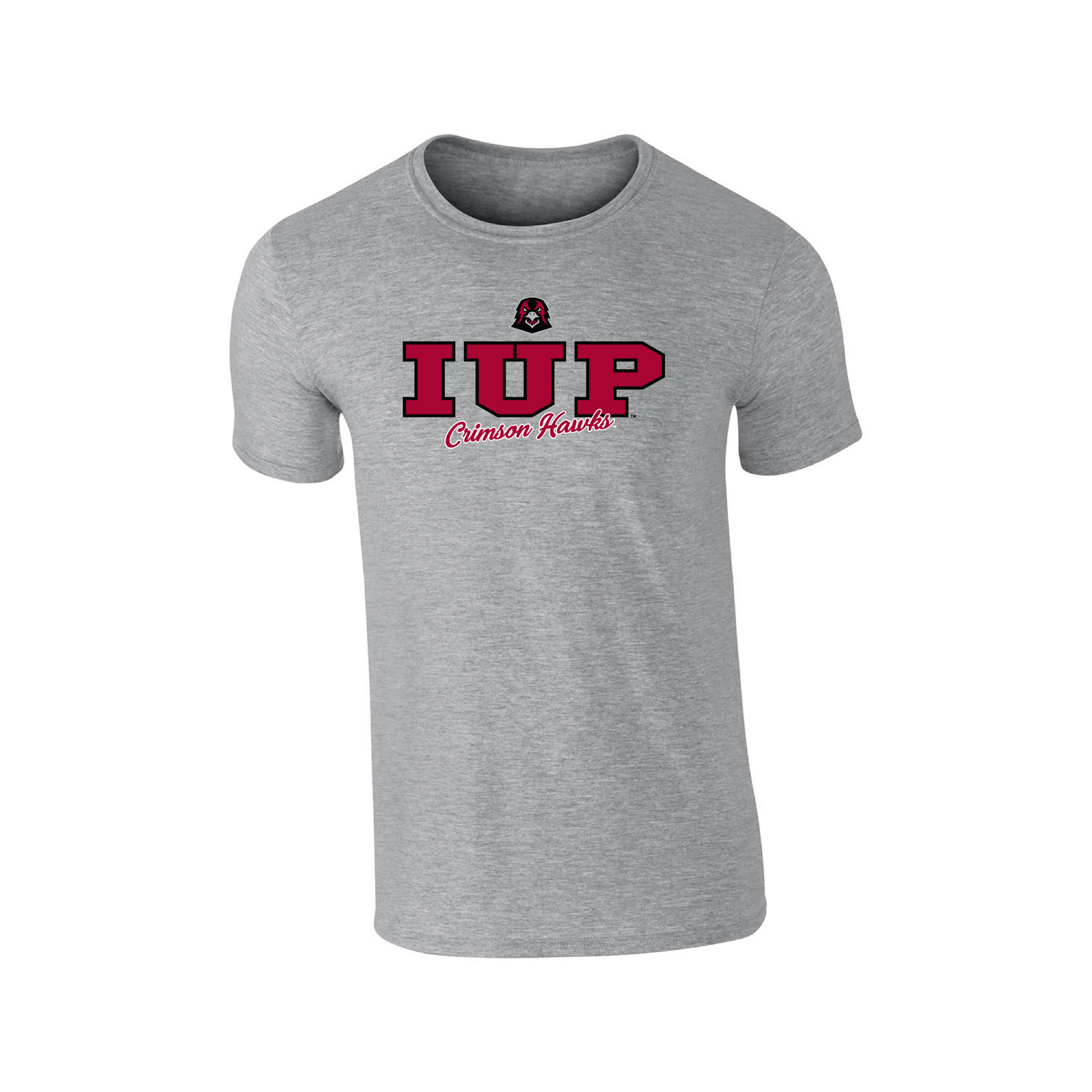 Indiana University of Pennsylvania Crimson Hawks Campus Script Adult T-Shirt