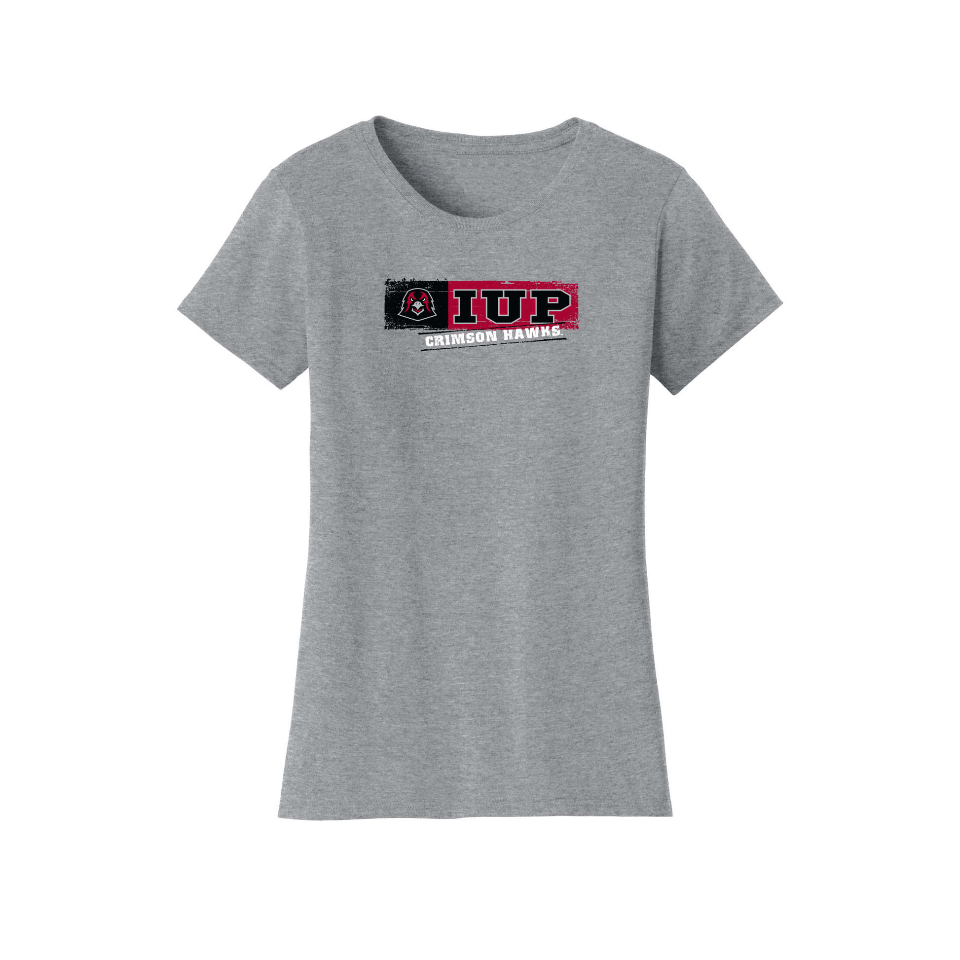 Indiana University of Pennsylvania Crimson Hawks Sticker Womens T-Shirt