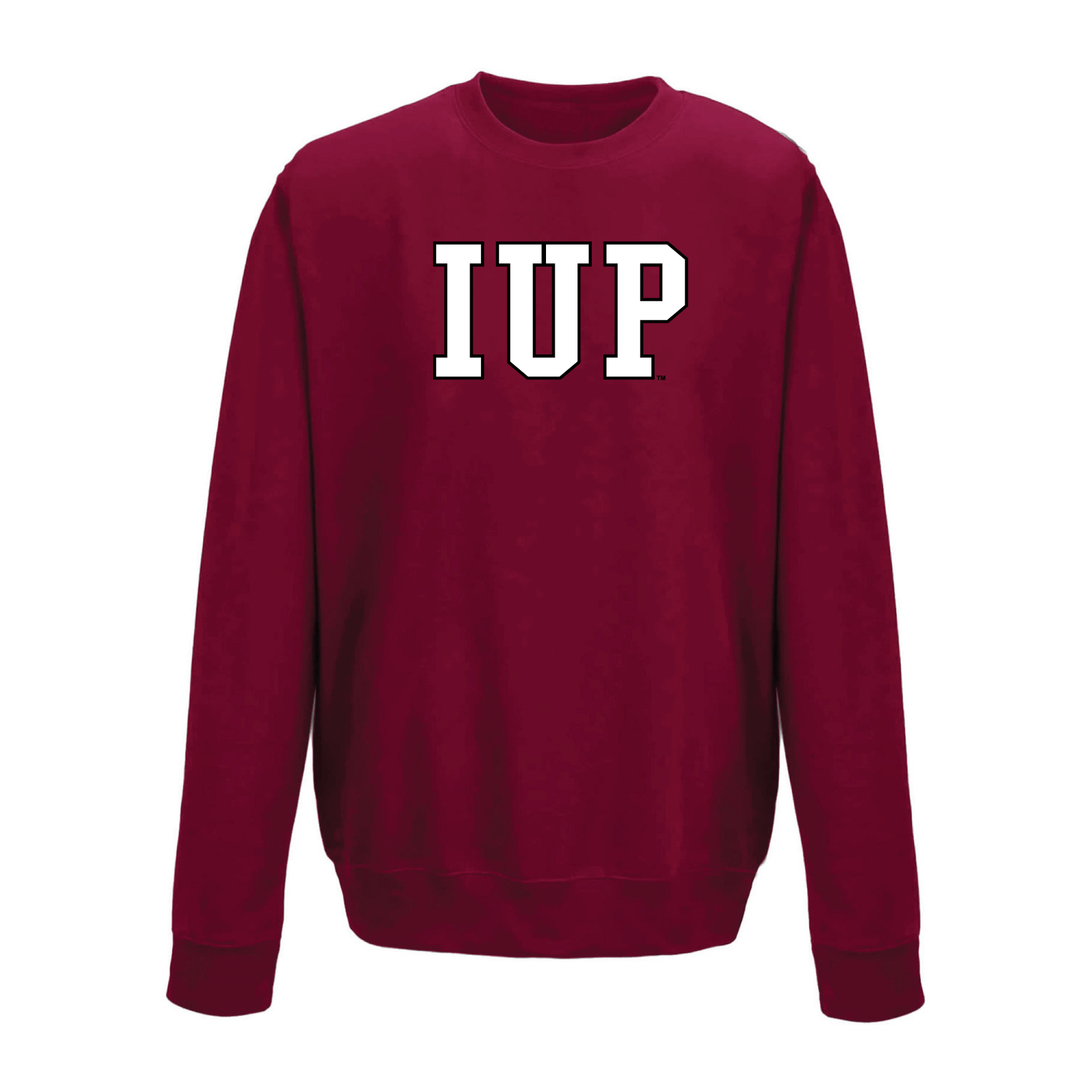 Indiana University of Pennsylvania Crimson Hawks Block Crewneck Sweatshirt