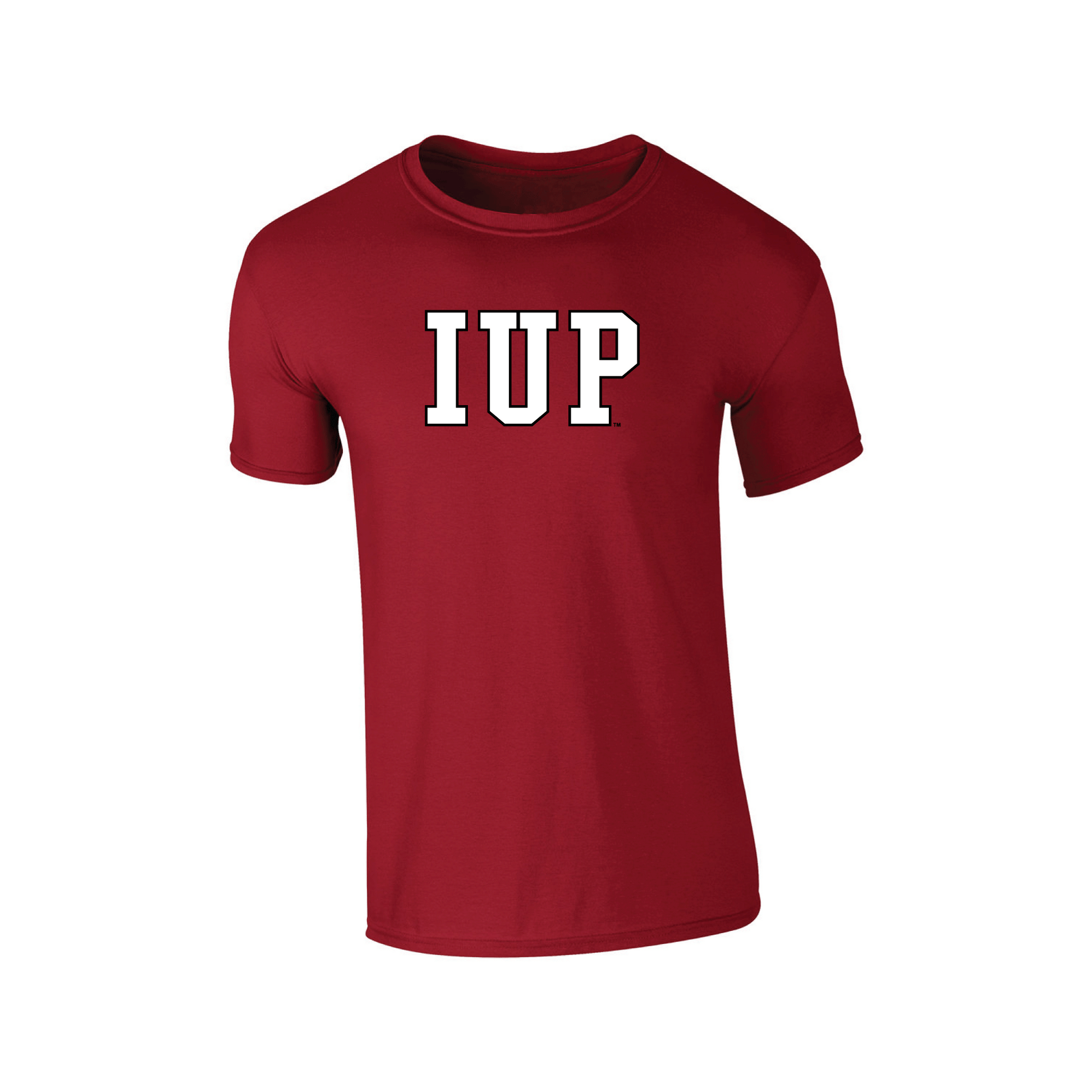Indiana University of Pennsylvania Crimson Hawks Block Adult T-Shirt
