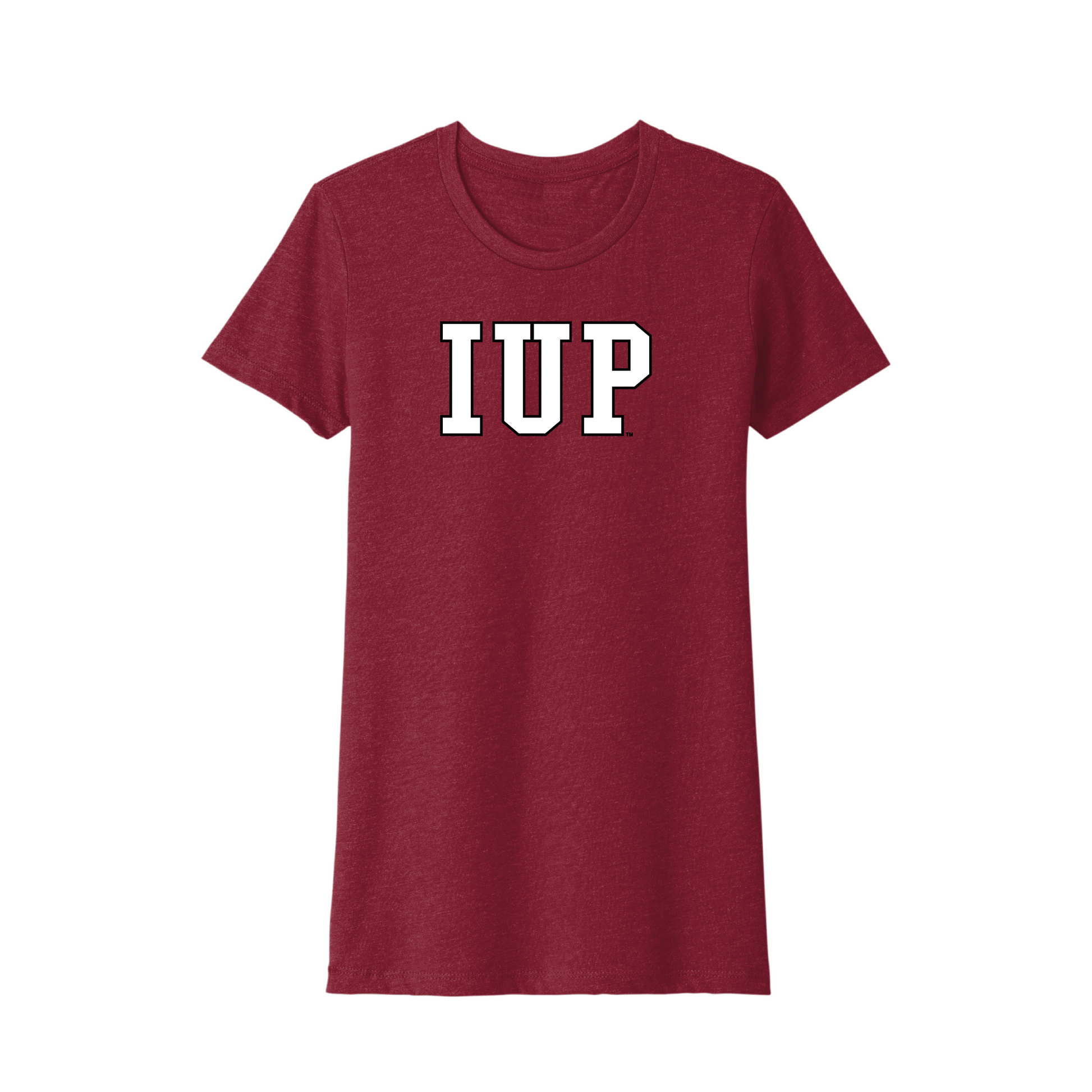 Indiana University of Pennsylvania Crimson Hawks Block Womens T-Shirt