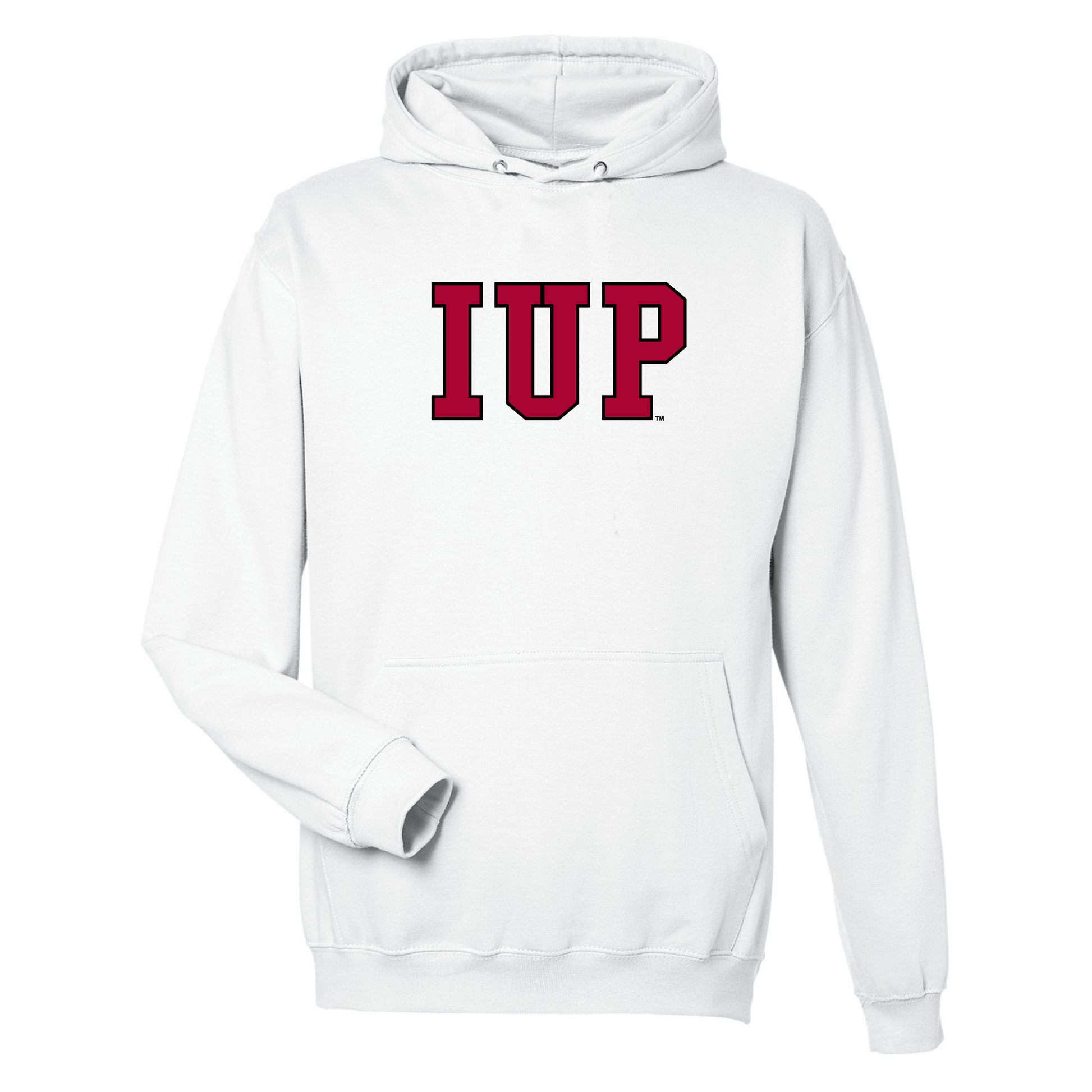 Indiana University of Pennsylvania Crimson Hawks Block Hooded Sweatshirt