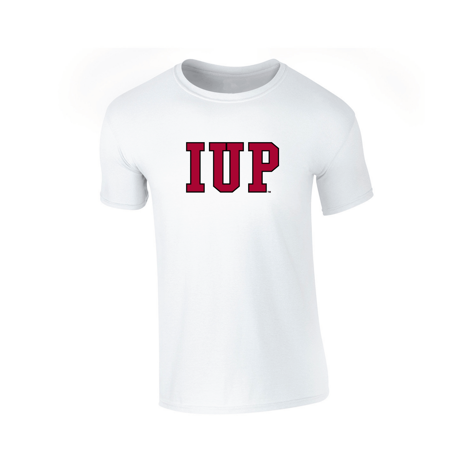 Indiana University of Pennsylvania Crimson Hawks Block Adult T-Shirt