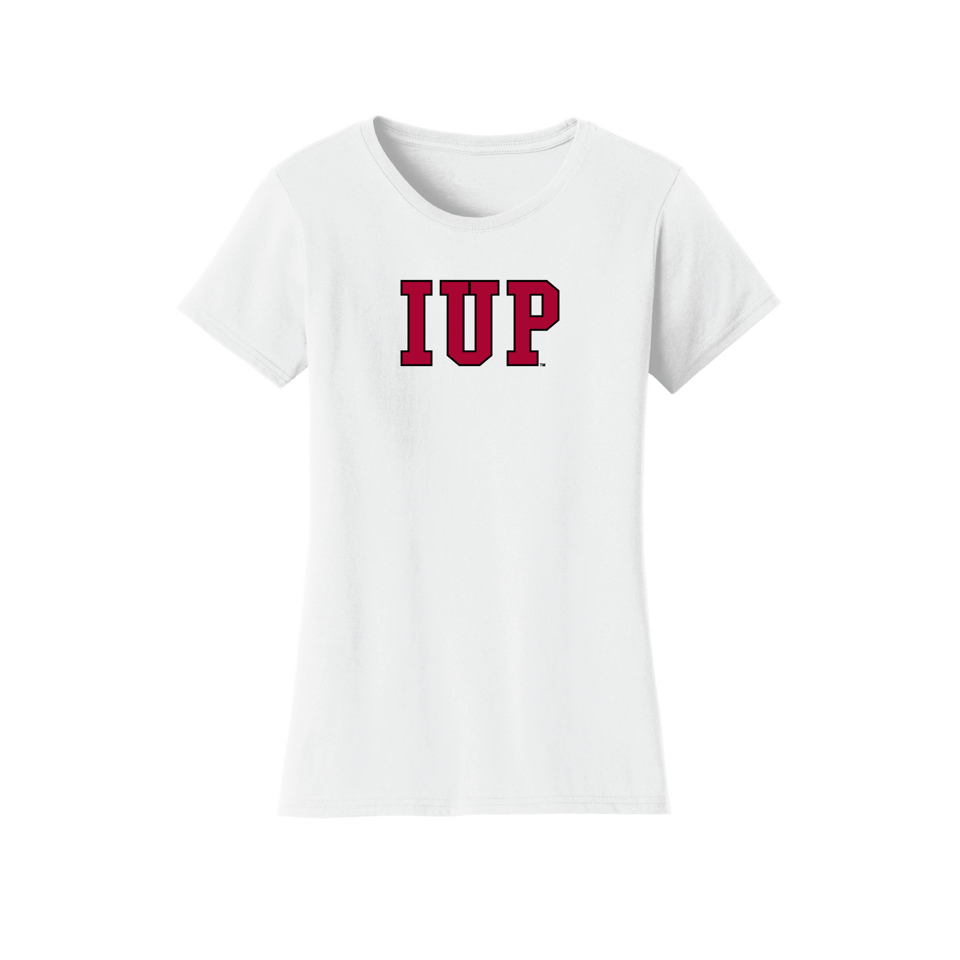 Indiana University of Pennsylvania Crimson Hawks Block Womens T-Shirt