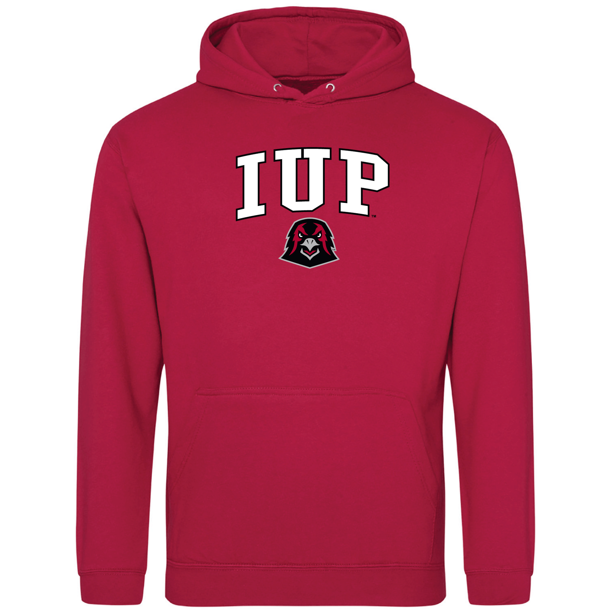 Indiana University of Pennsylvania Crimson Hawks Jumbo Arch Hooded Sweatshirt