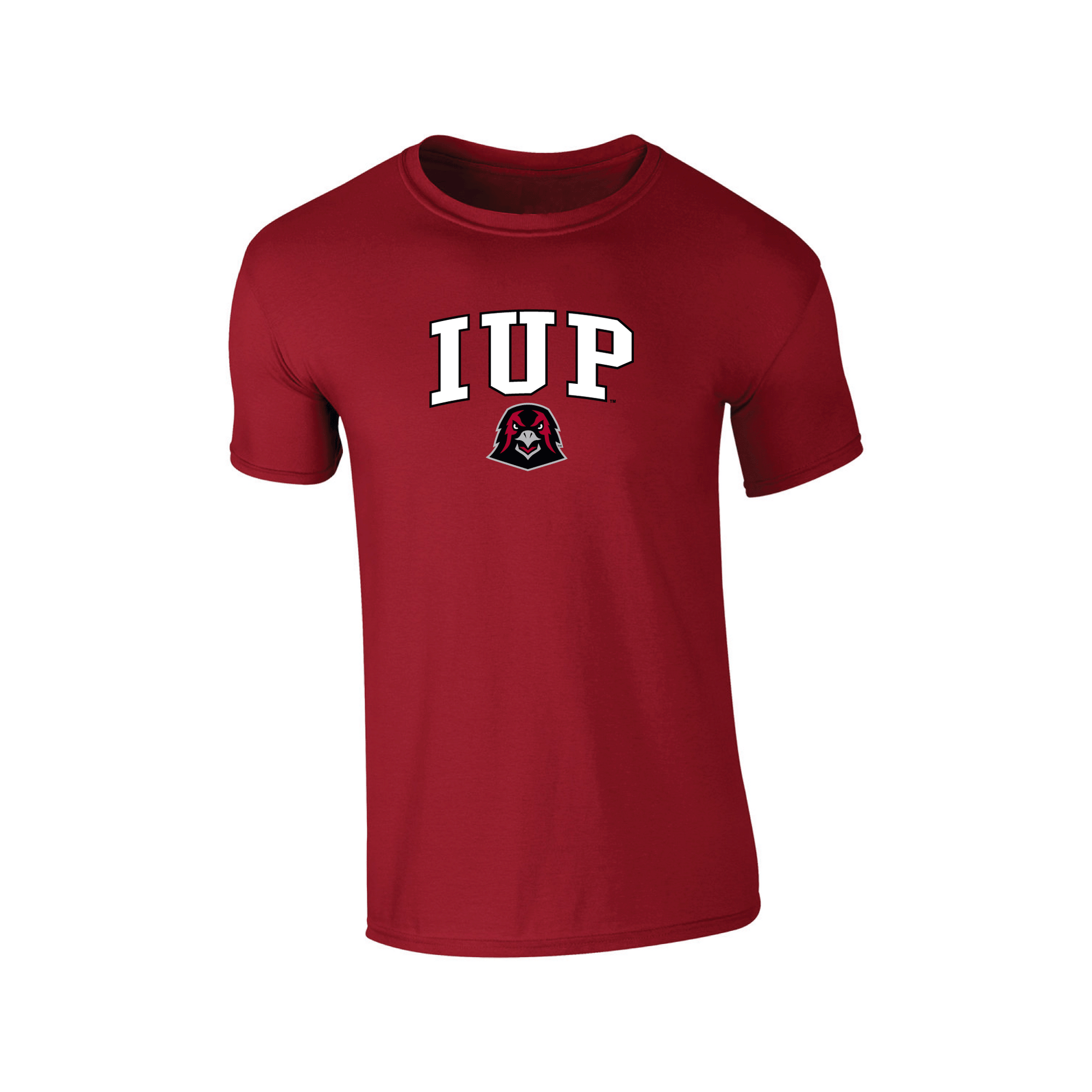 Indiana University of Pennsylvania Crimson Hawks Jumbo Arch Adult T-Shirt