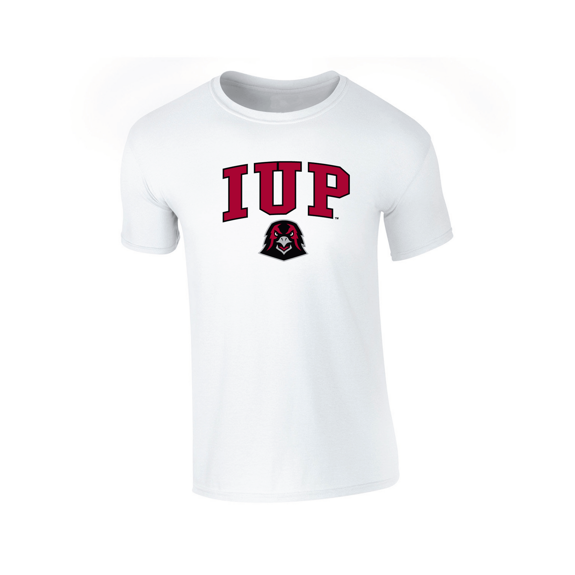 Indiana University of Pennsylvania Crimson Hawks Jumbo Arch Adult T-Shirt