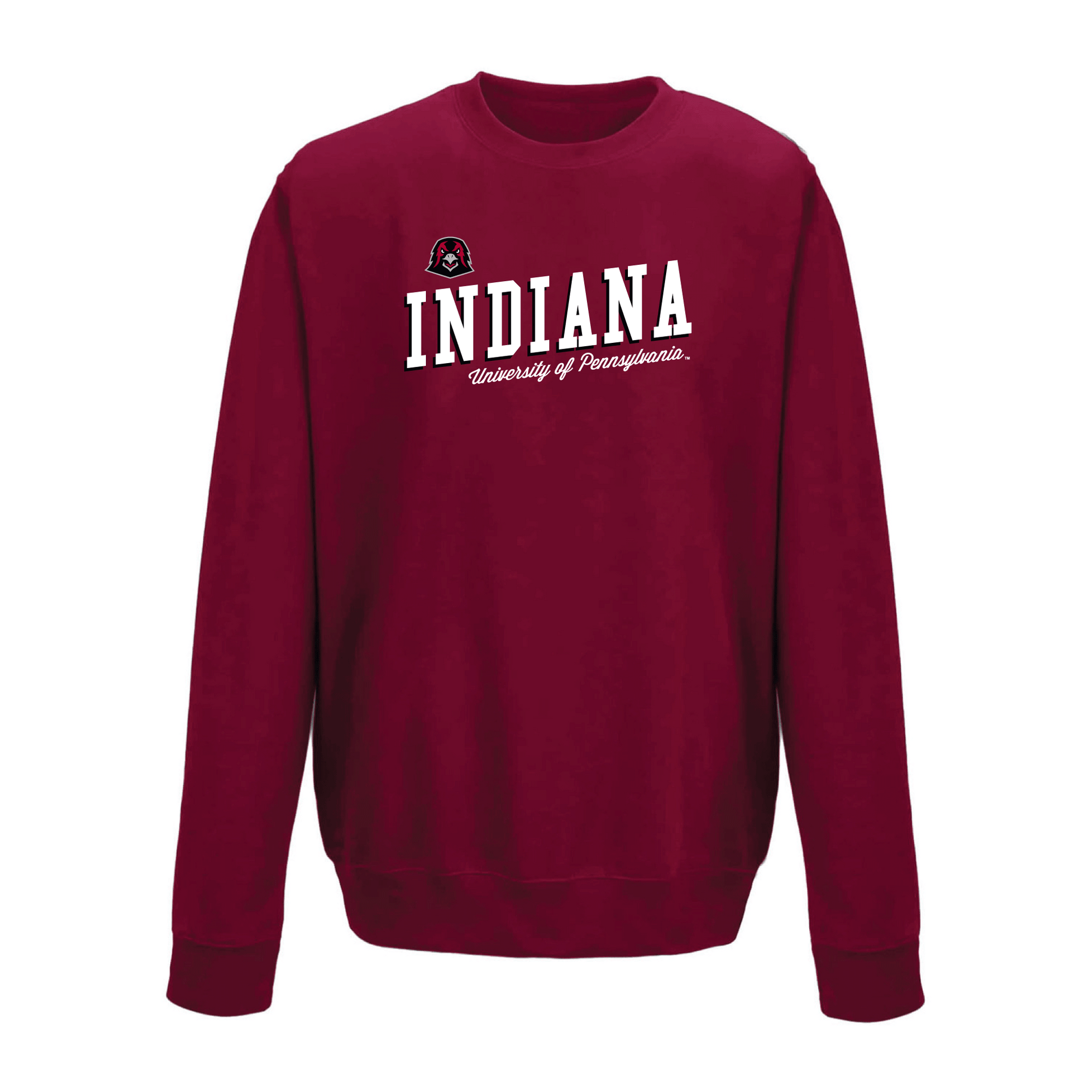 Indiana University of Pennsylvania Crimson Hawks Uphill Victory Crewneck Sweatshirt