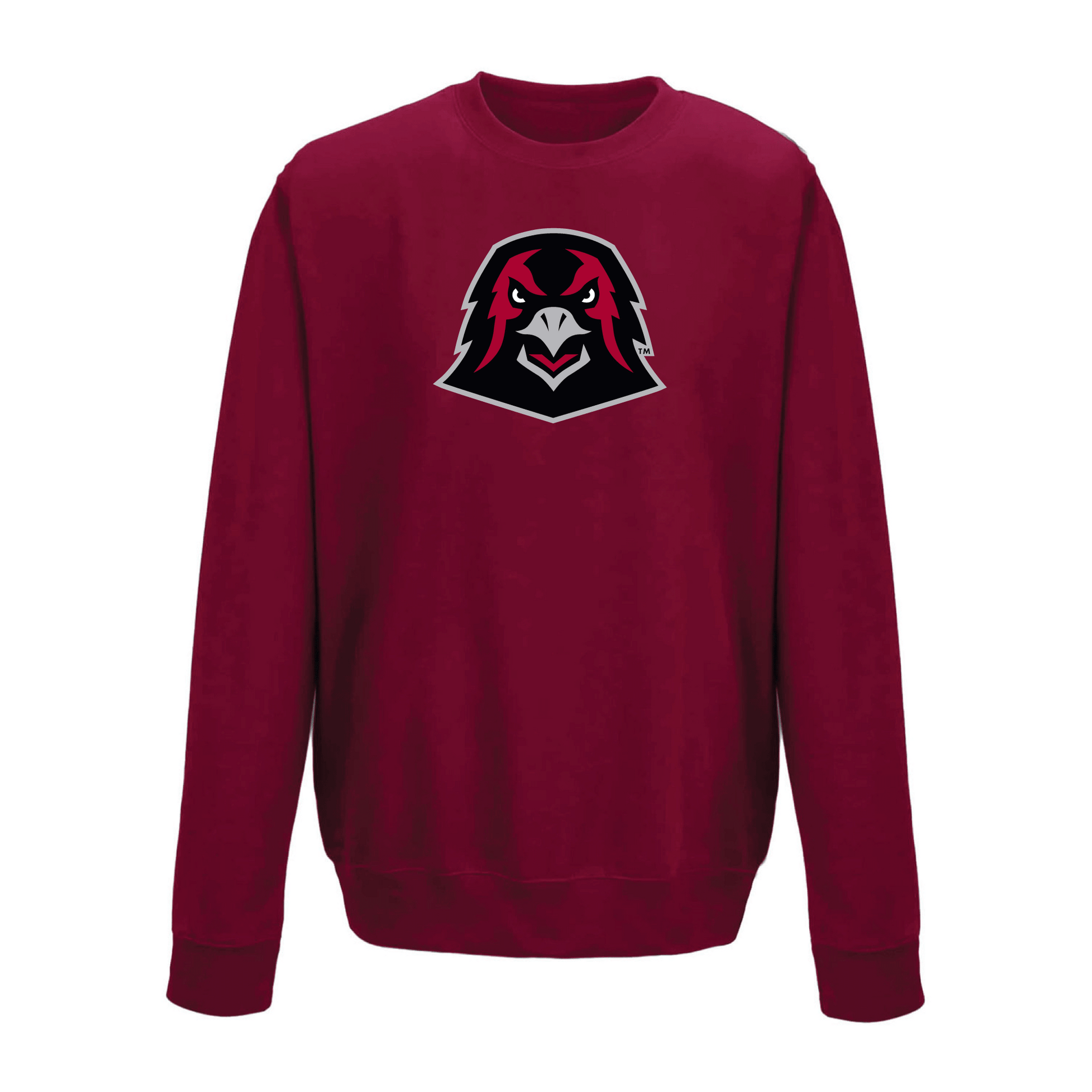 Indiana University of Pennsylvania Crimson Hawks Jumbo Logo Crewneck Sweatshirt