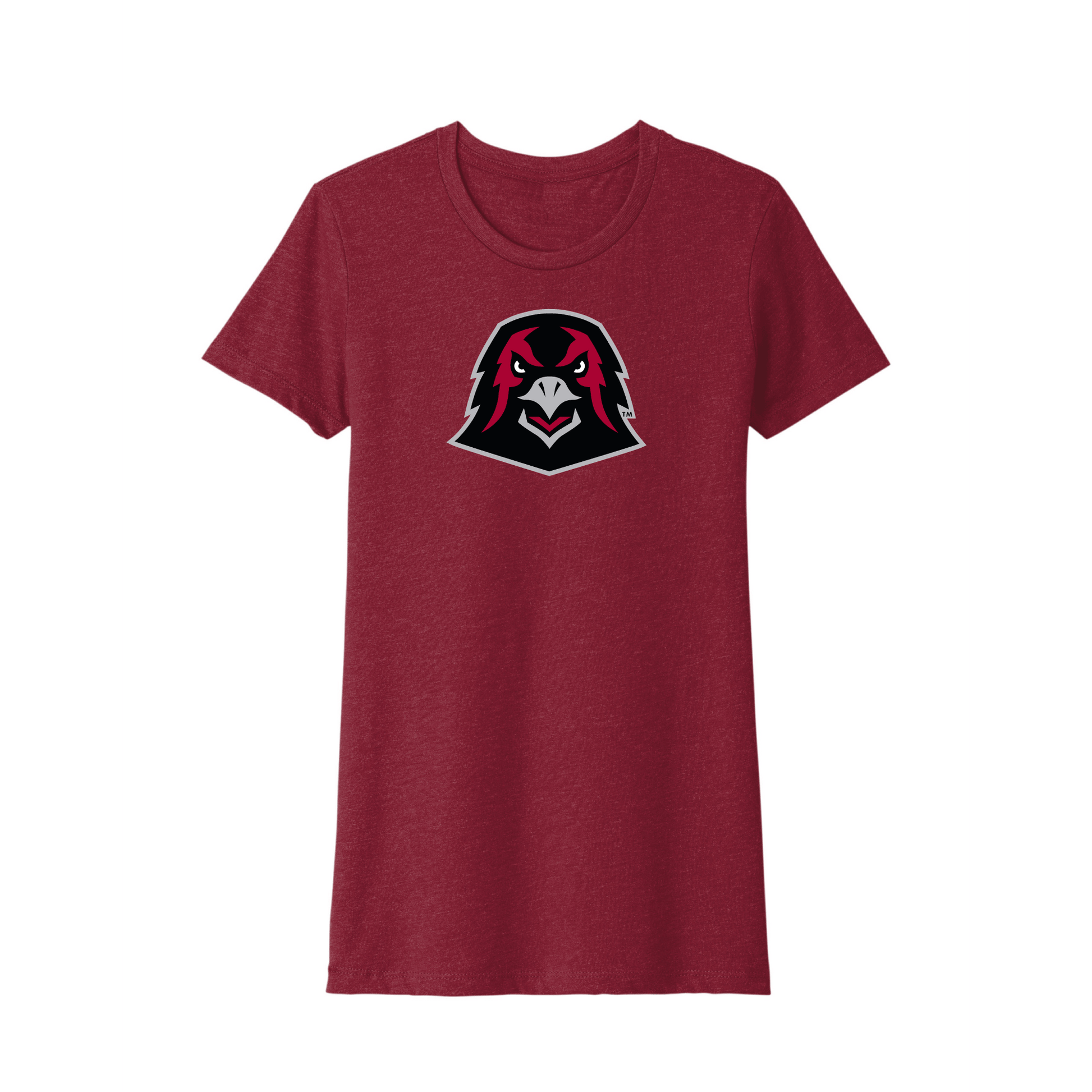 Indiana University of Pennsylvania Crimson Hawks Jumbo Logo Womens T-Shirt