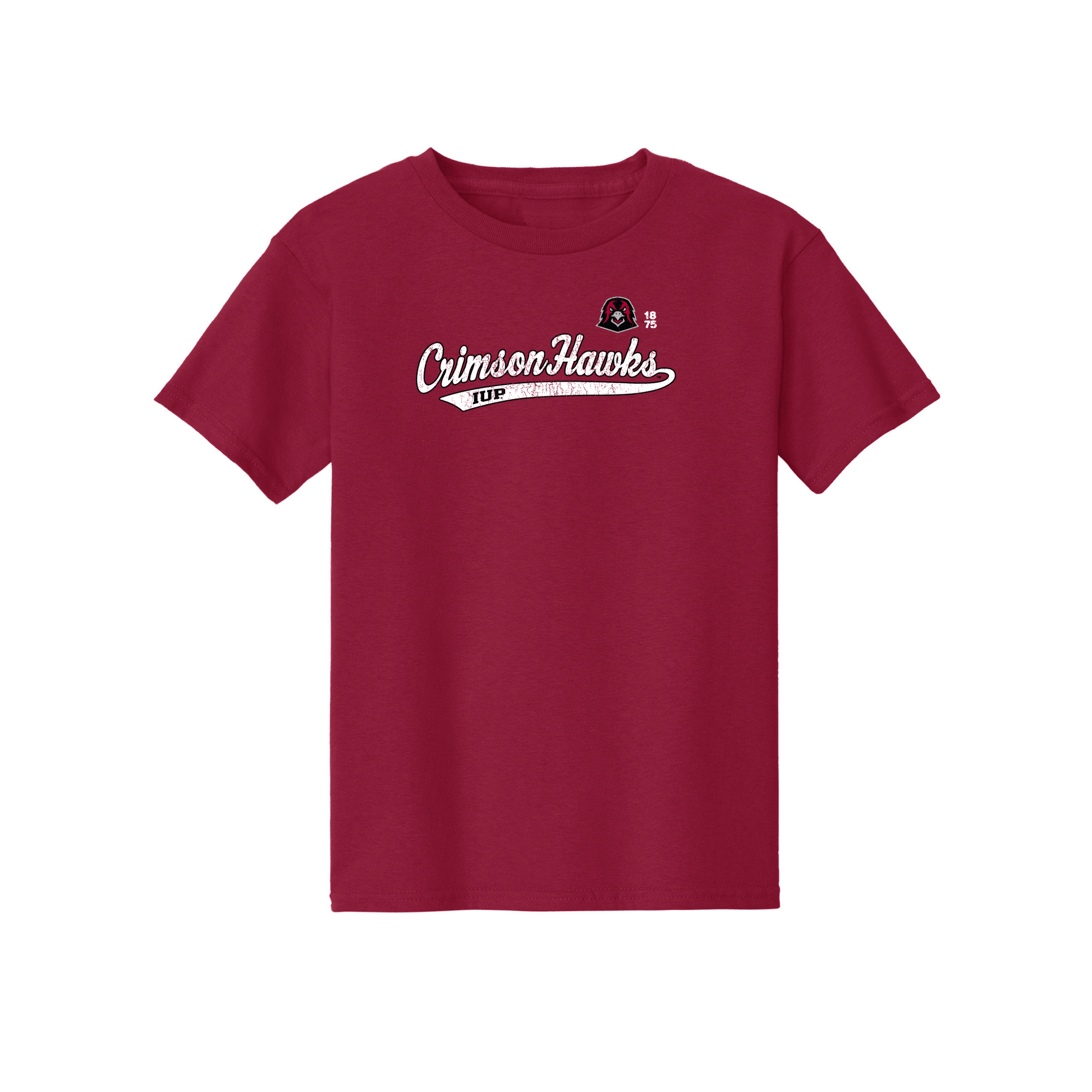 Indiana University of Pennsylvania Crimson Hawks Old School Youth T-Shirt