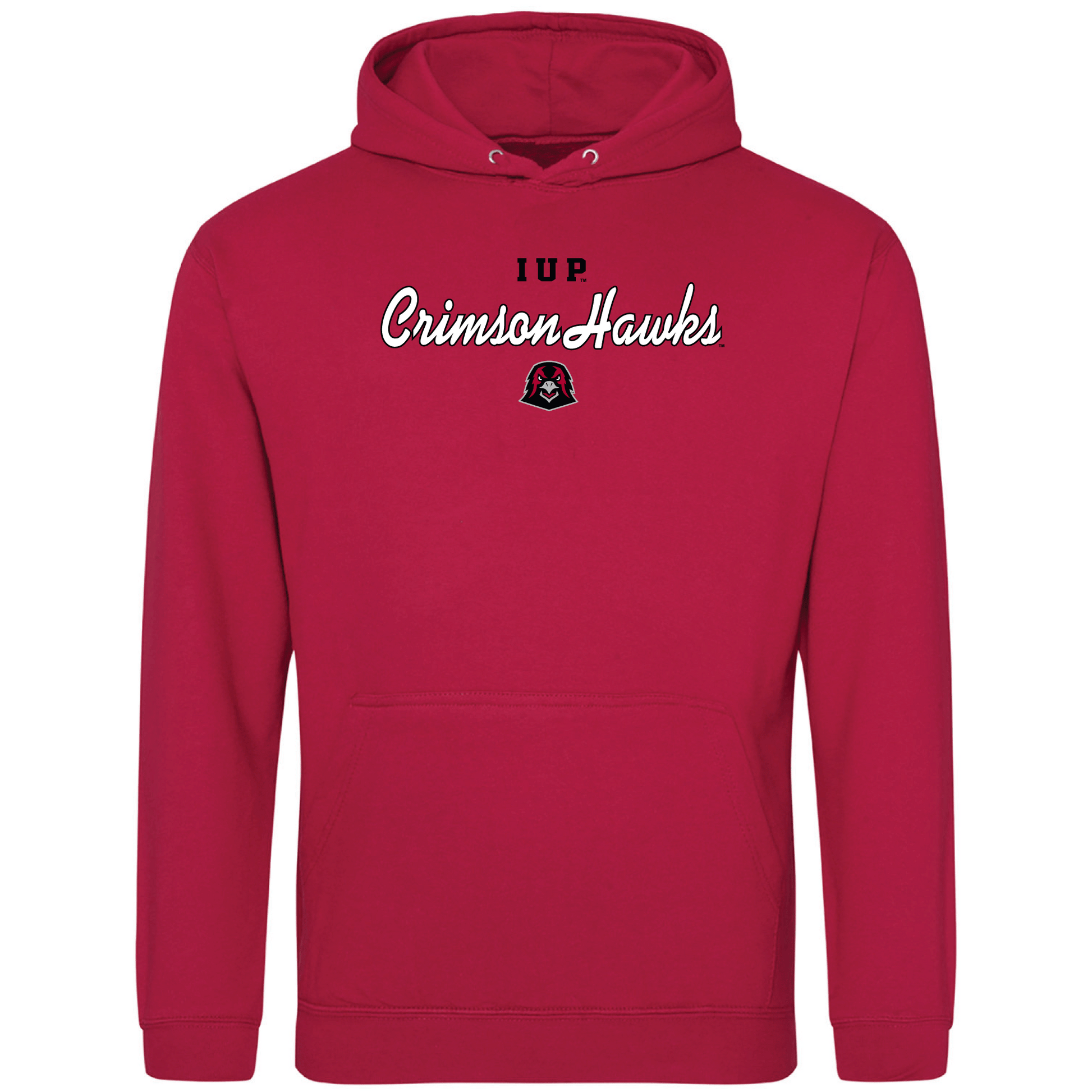 Indiana University of Pennsylvania Crimson Hawks Machine Script Hooded Sweatshirt