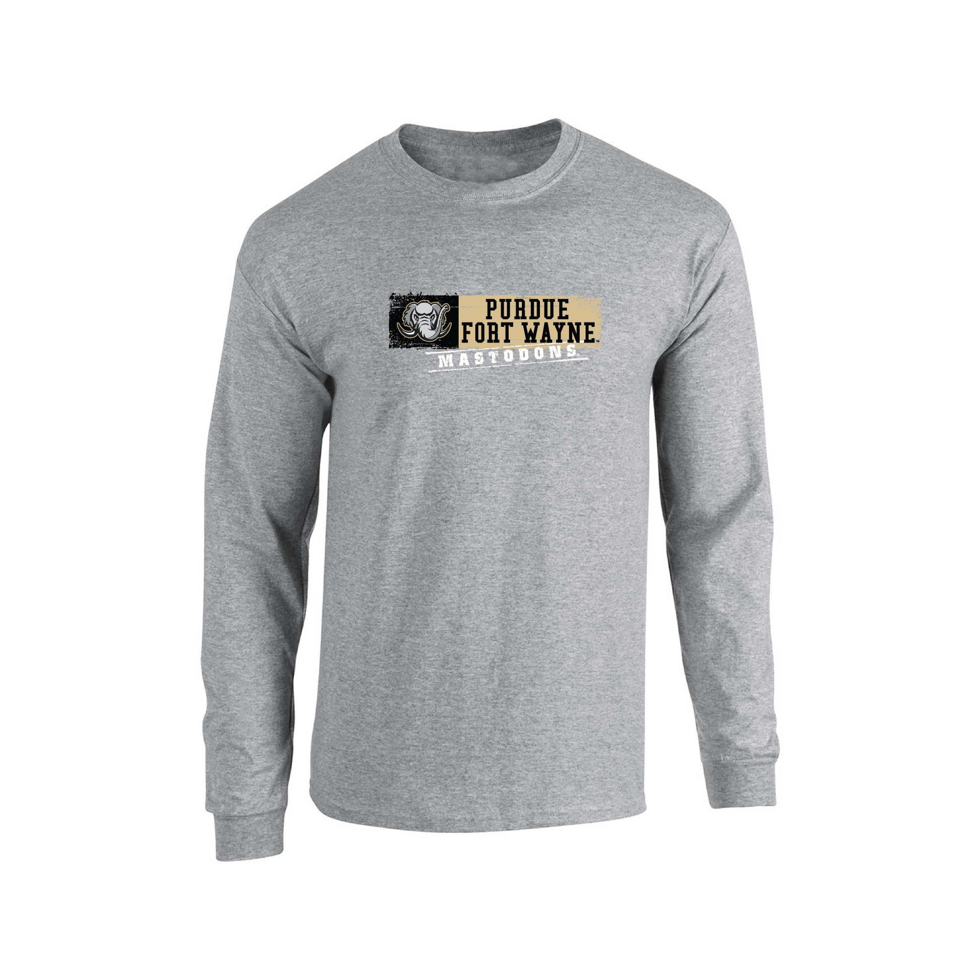 Purdue University Fort Wayne Mastodons Sticker Adult Long Sleeve T-Shirt