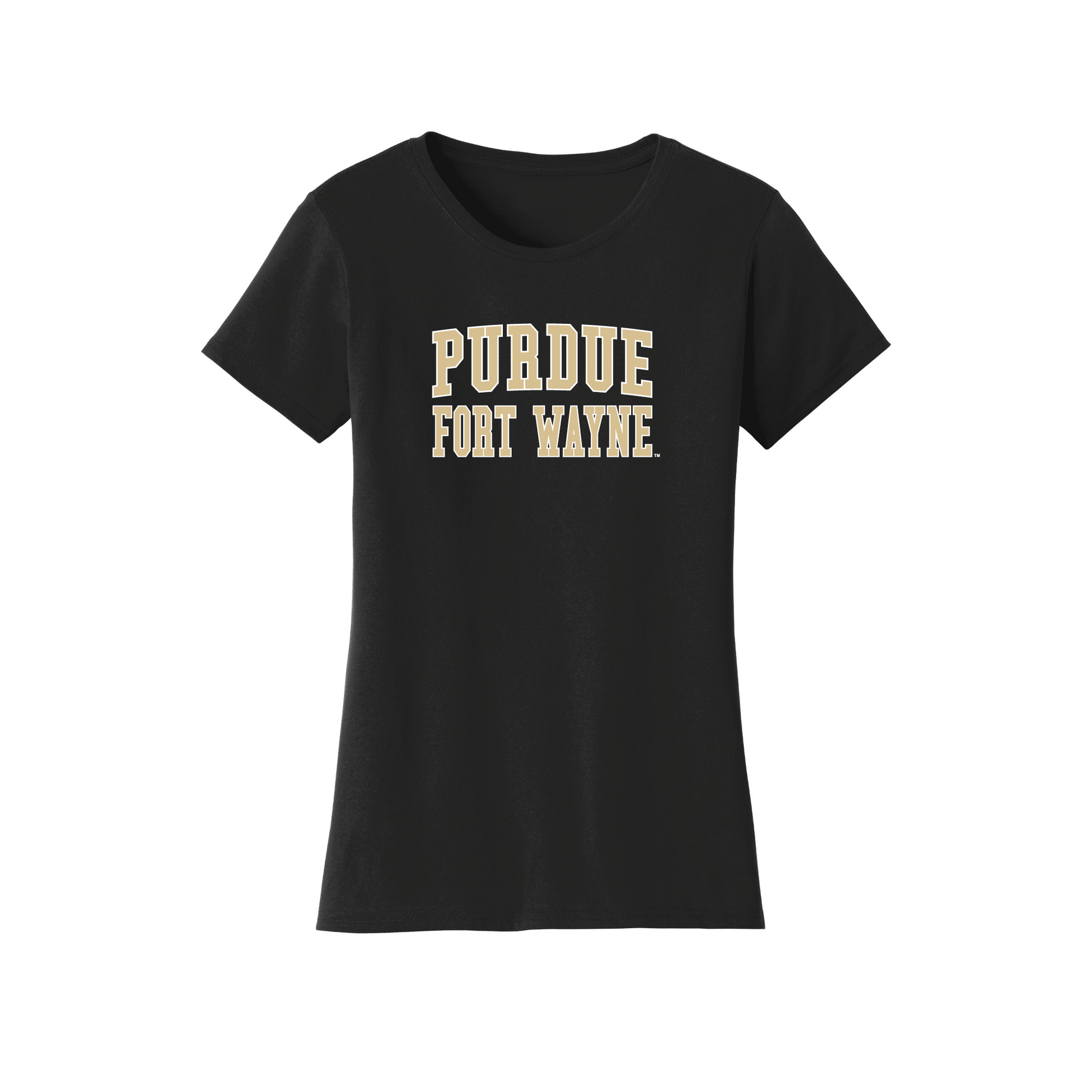 Purdue University Fort Wayne Mastodons Block Womens T-Shirt