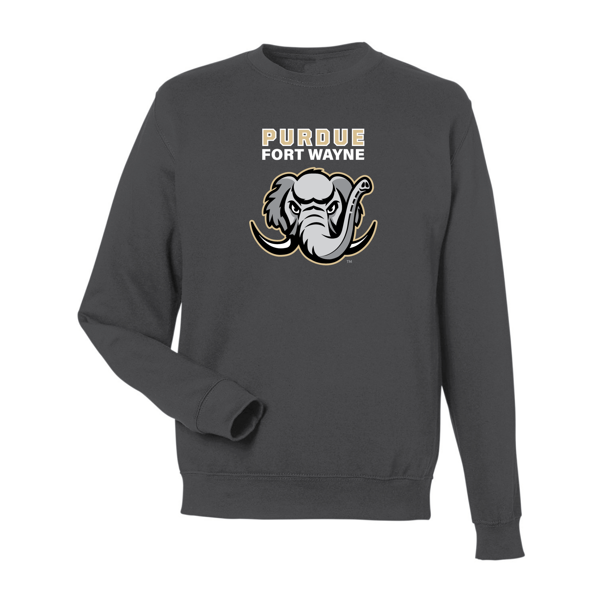 Purdue University Fort Wayne Mastodons Jumbo Logo Crewneck Sweatshirt