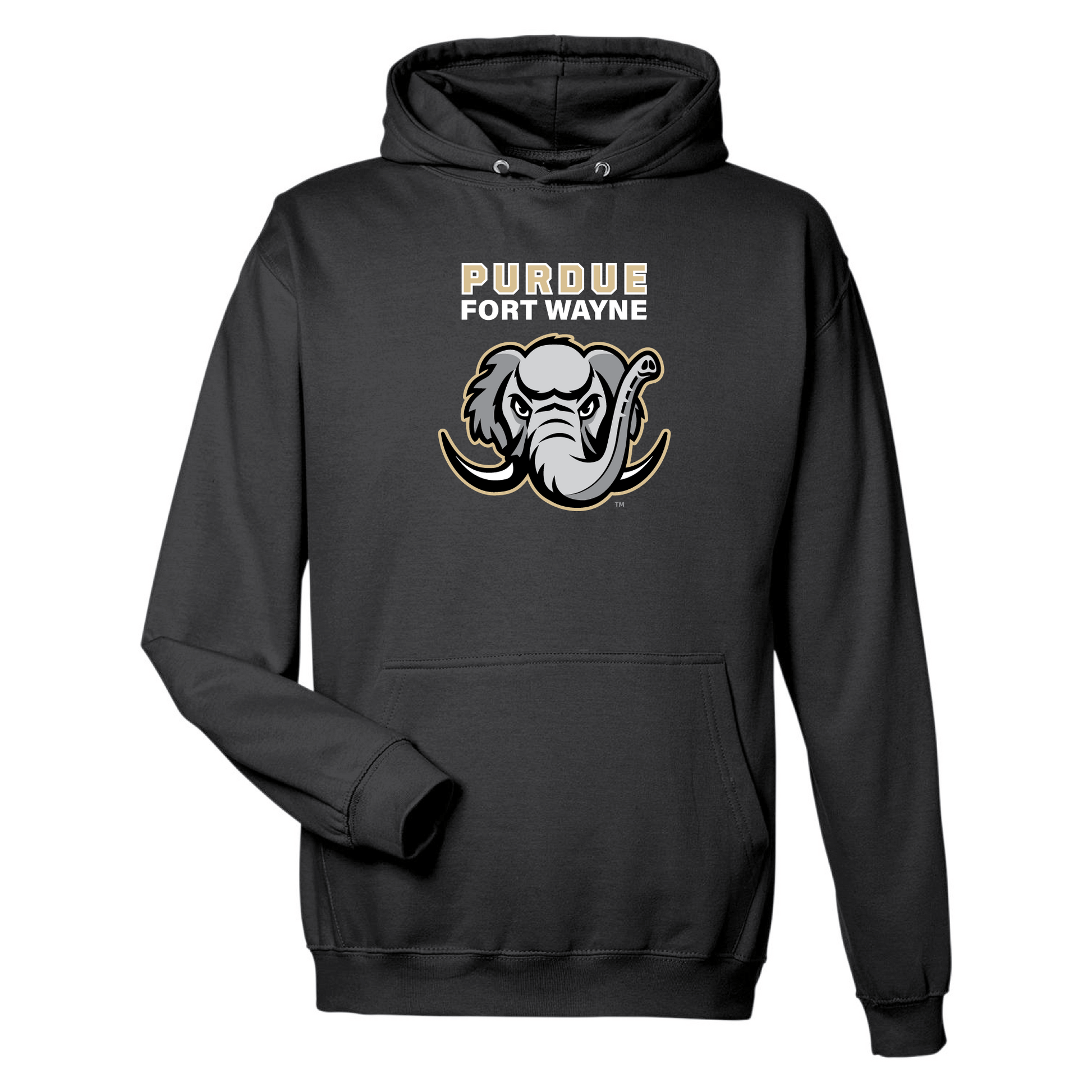 Purdue University Fort Wayne Mastodons Jumbo Logo Hooded Sweatshirt