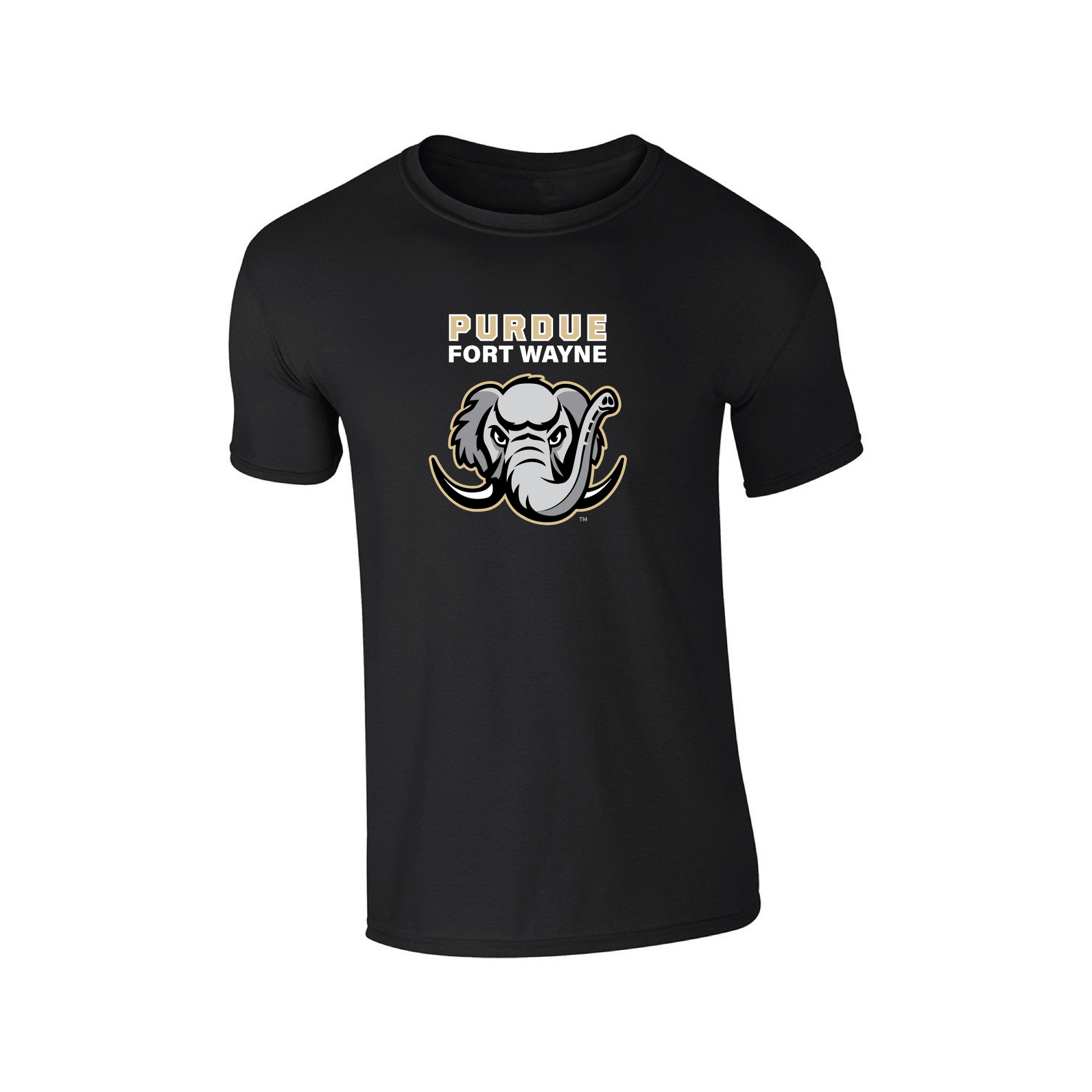 Purdue University Fort Wayne Mastodons Jumbo Logo Adult T-Shirt