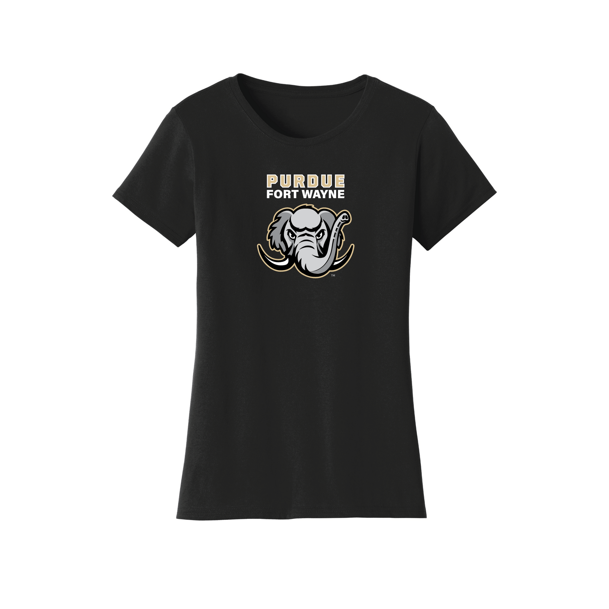 Purdue University Fort Wayne Mastodons Jumbo Logo Womens T-Shirt