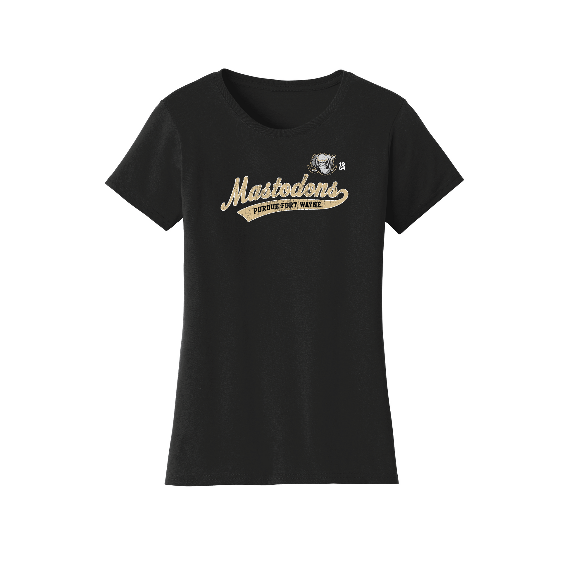 Purdue University Fort Wayne Mastodons Old School Womens T-Shirt