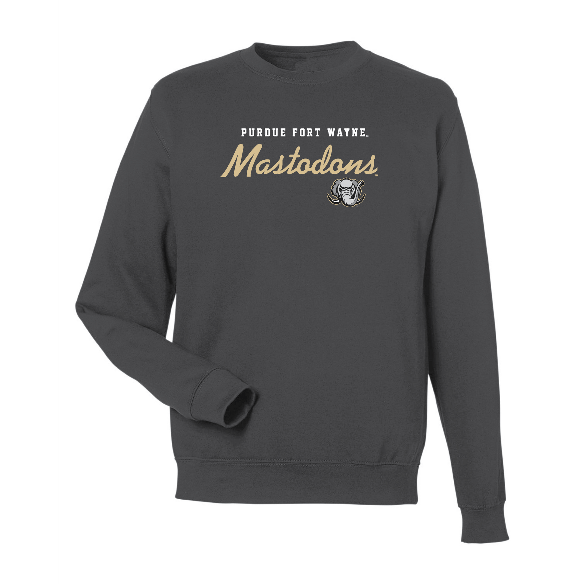 Purdue University Fort Wayne Mastodons Machine Script Crewneck Sweatshirt