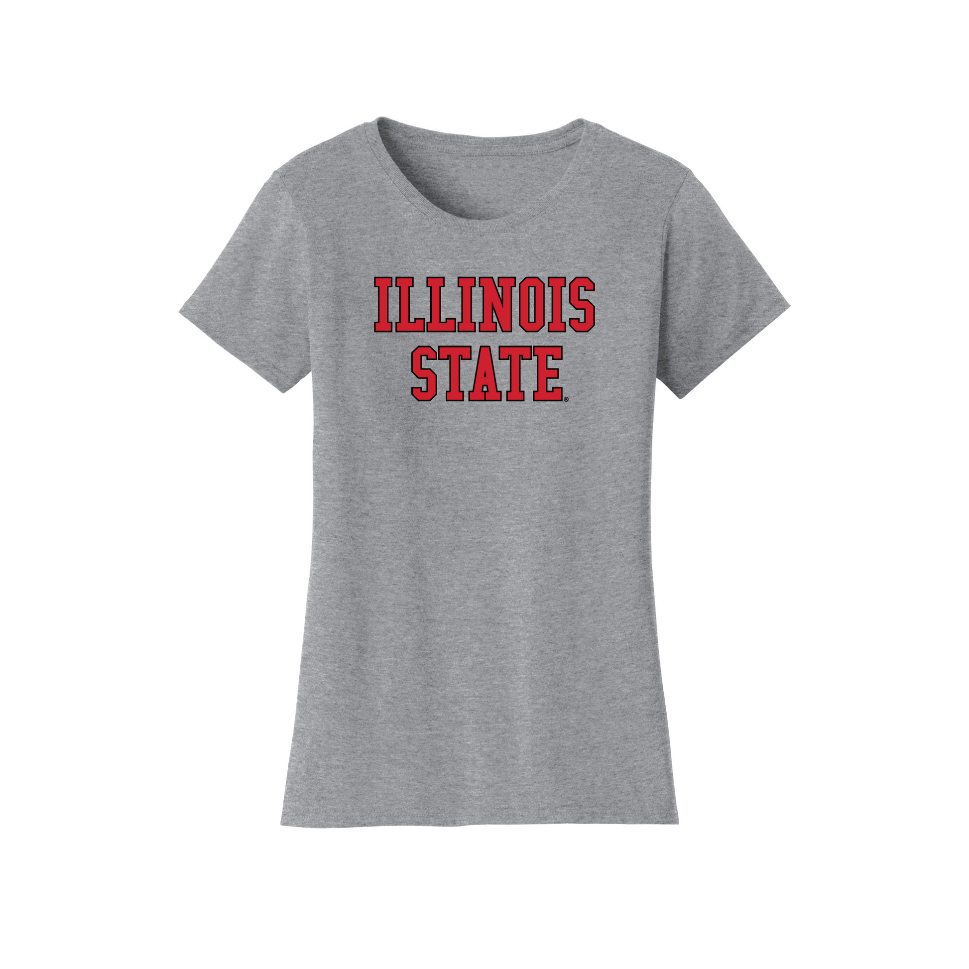 Illinois State University Redbirds Block Womens T-Shirt