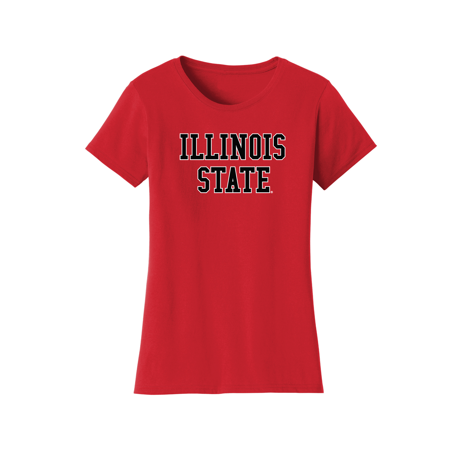 Illinois State University Redbirds Block Womens T-Shirt