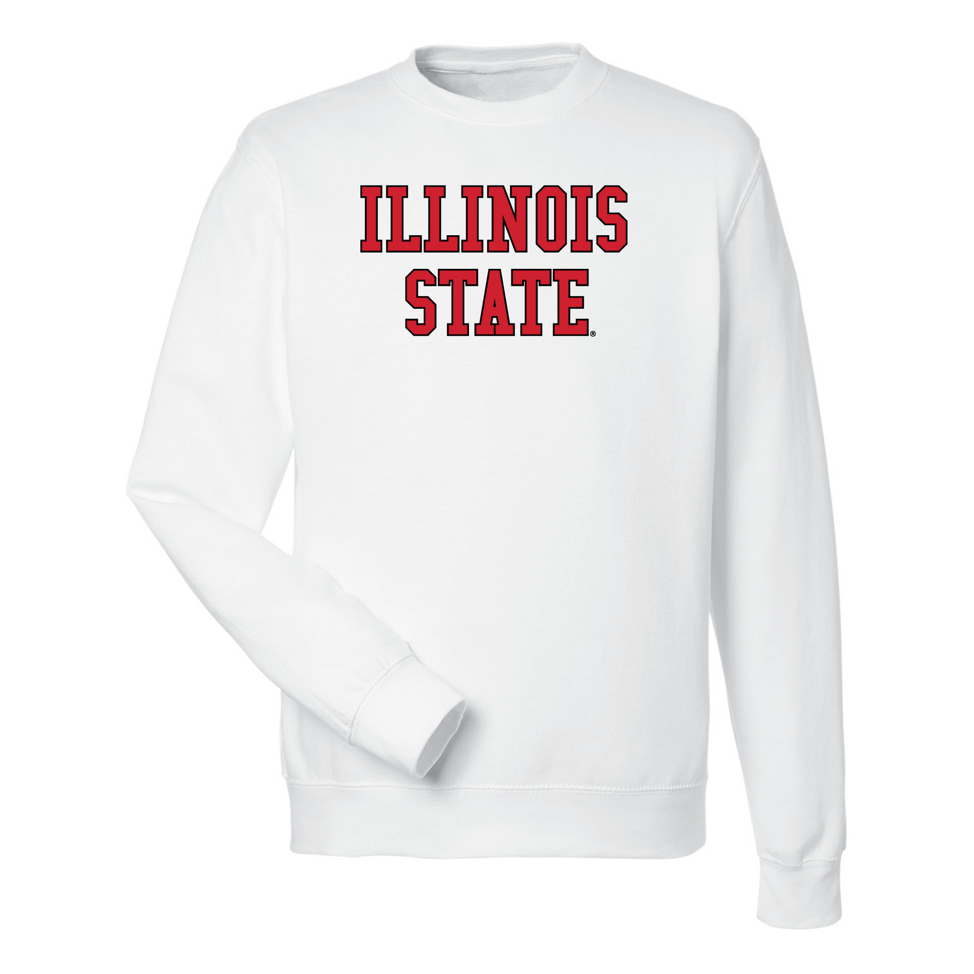 Illinois State University Redbirds Block Crewneck Sweatshirt